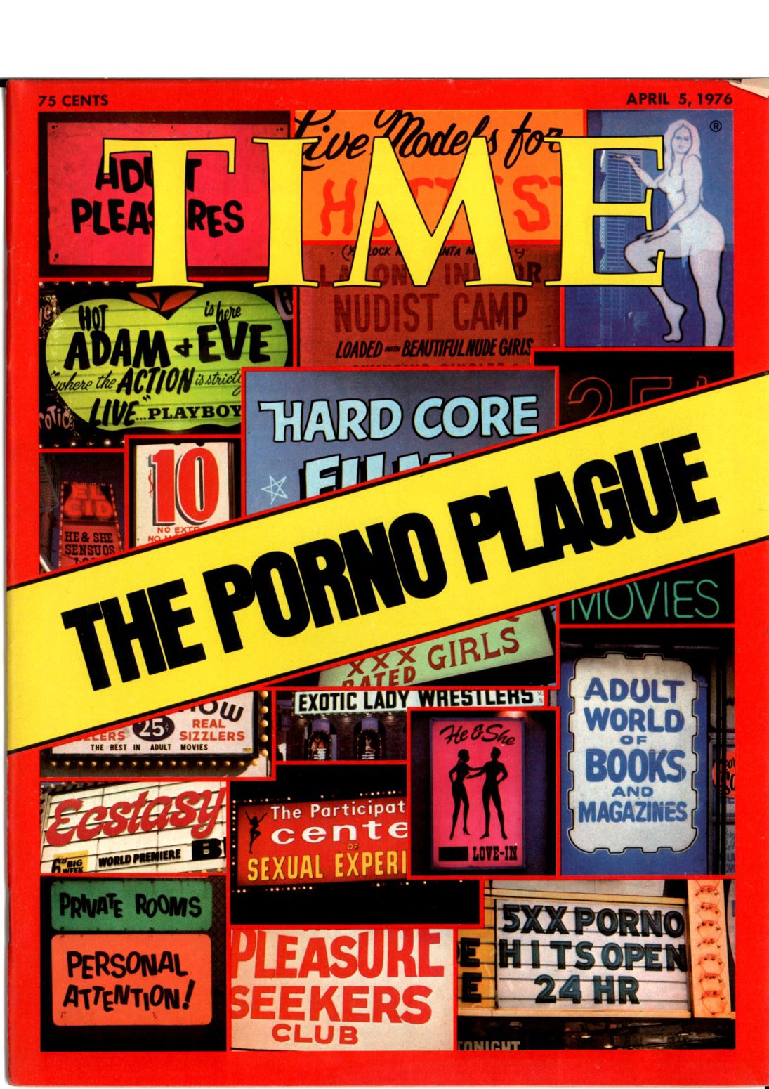 The April 5, 1976, cover of TIME. (Bill Pierce, Larry Schiller, and Julian Wasser)