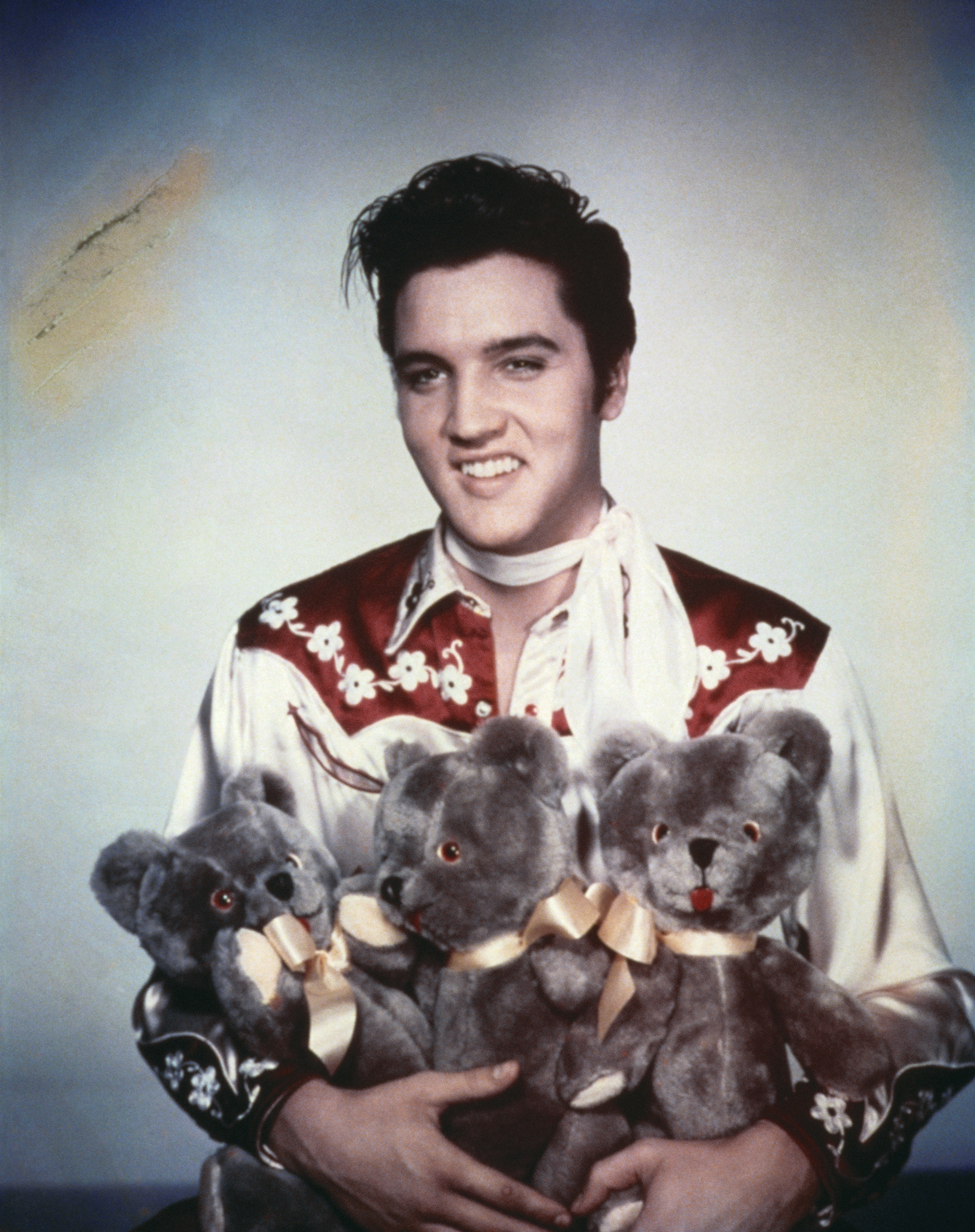 "Loving You"1957, Elvis poses for a portrait to publicize his movie.
