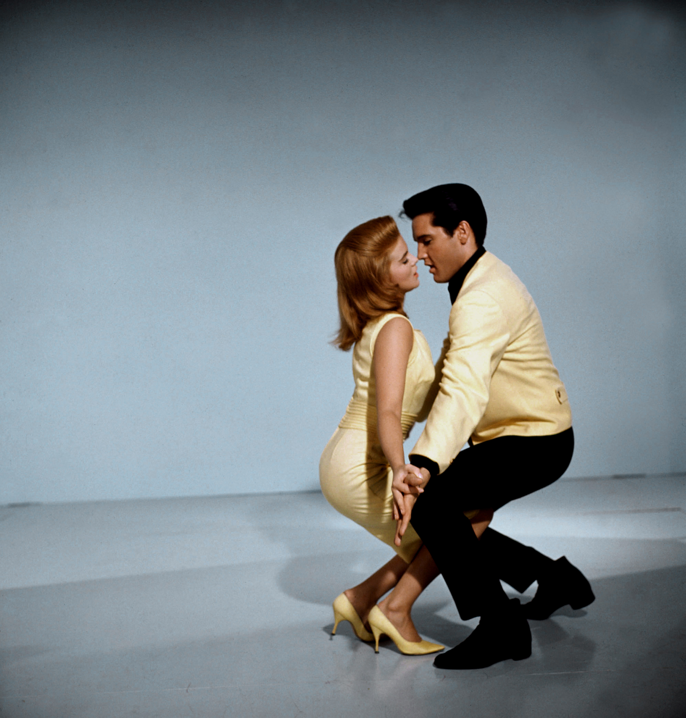 Swedish-American actress, singer and dancer Ann-Margret and Elvis promoting the movie 'Viva Las Vegas,' 1964. (Sunset Boulevard/Corbis/Getty Images)