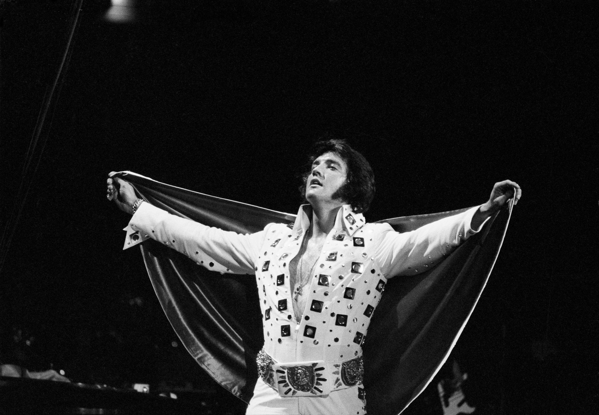 Elvis performs at Madison Square Garden, New York City, June 1972,