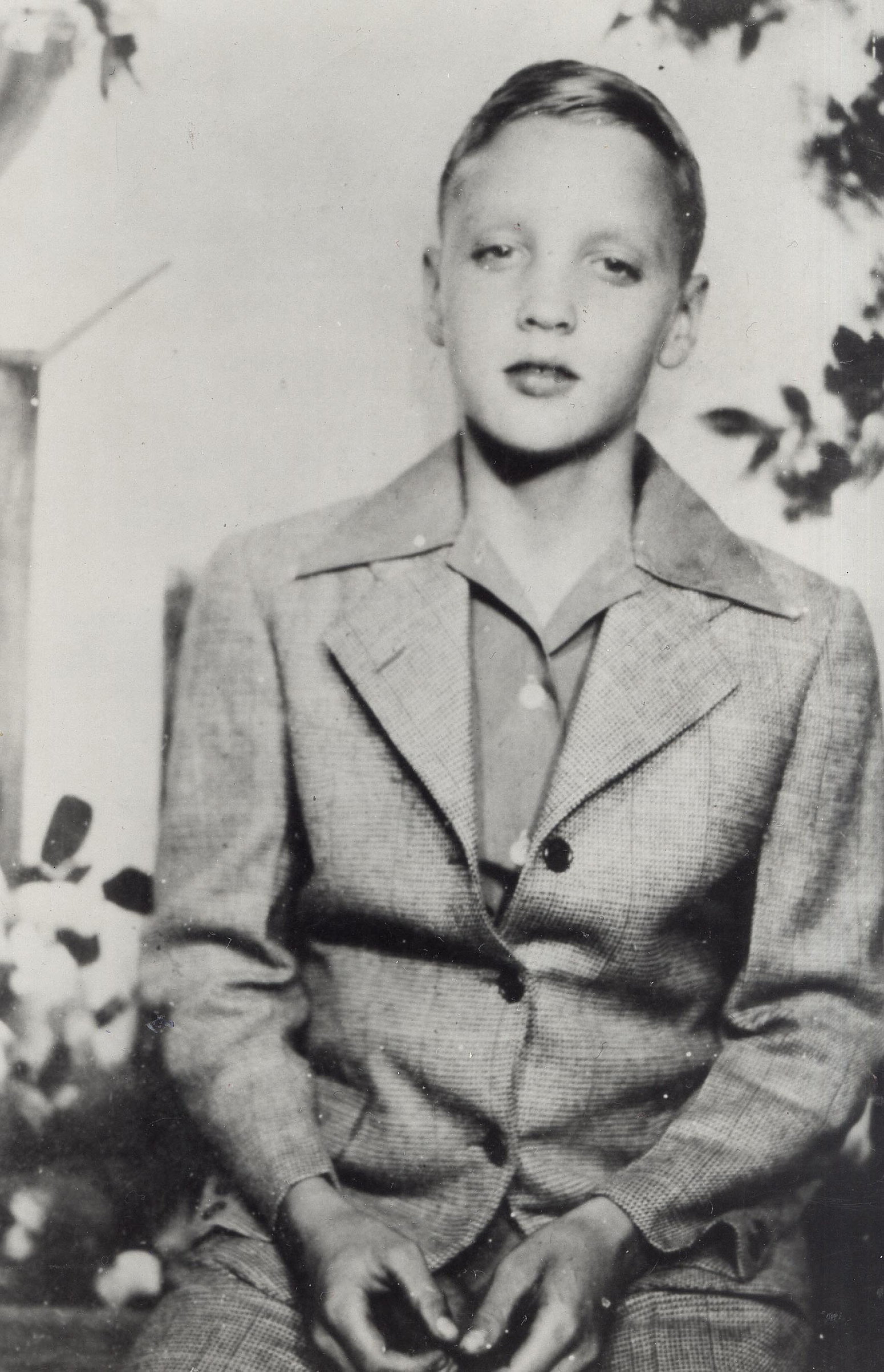 Elvis at approximately 12 years old.