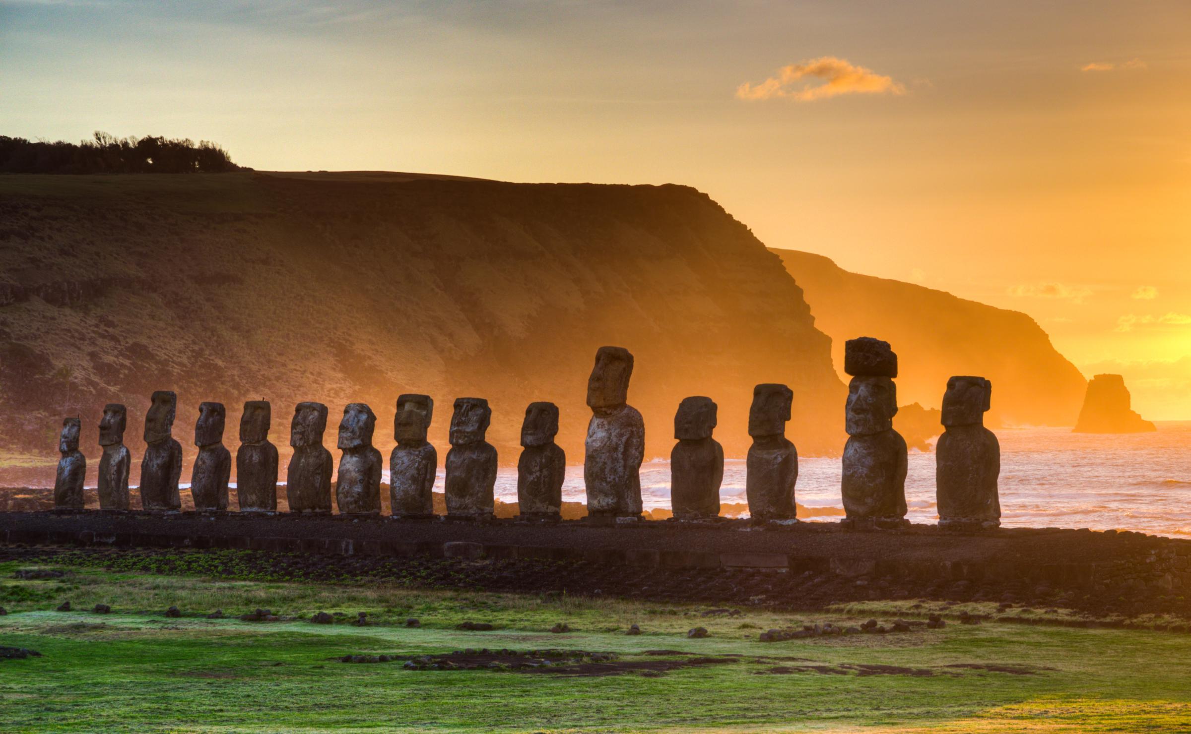 Sunrise on Easter Island