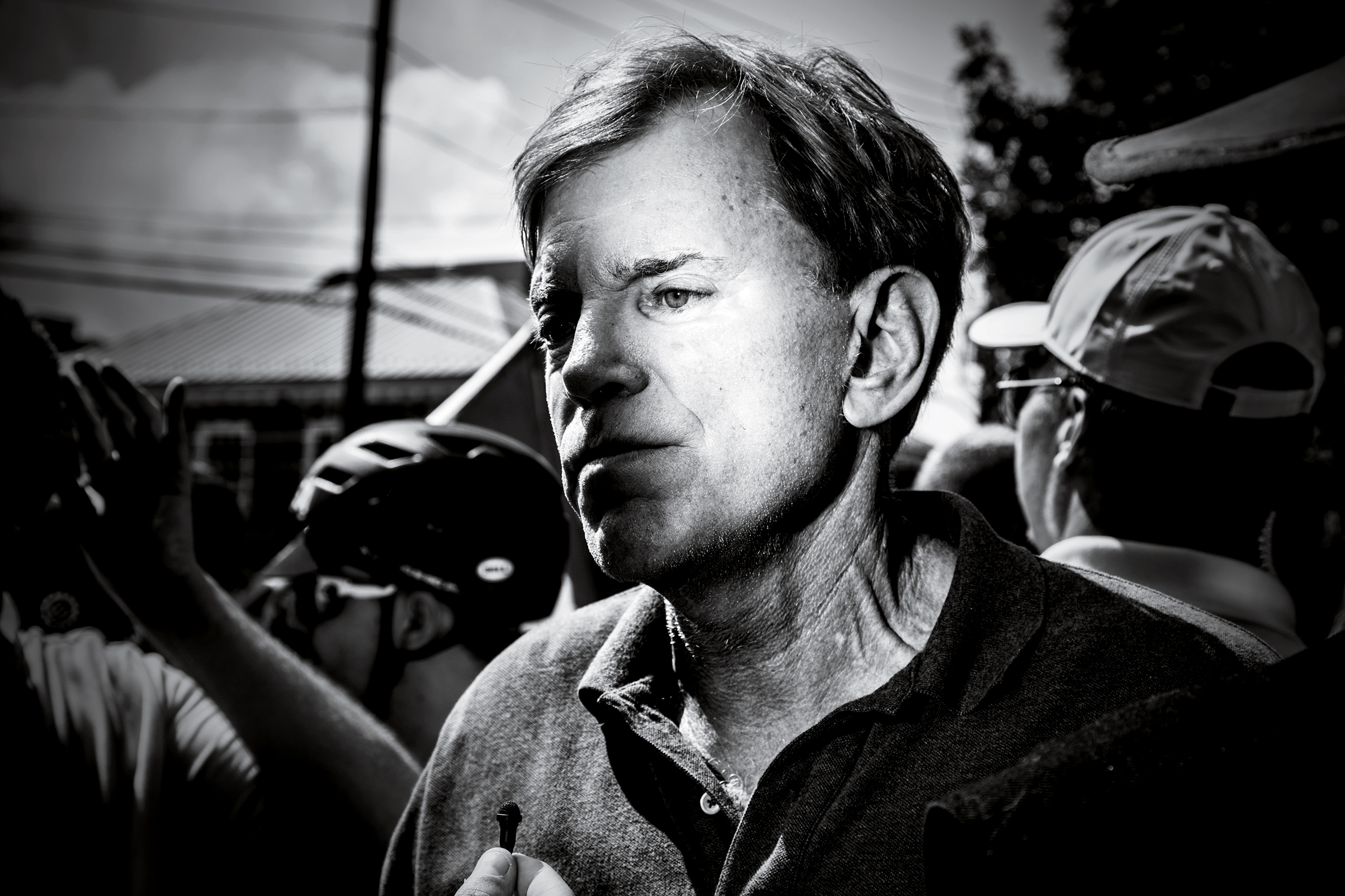 David Duke, the white nationalist and former KKK Grand Wizard, at the Unite the Right rally on Aug. 12 (Mark Peterson—Redux)