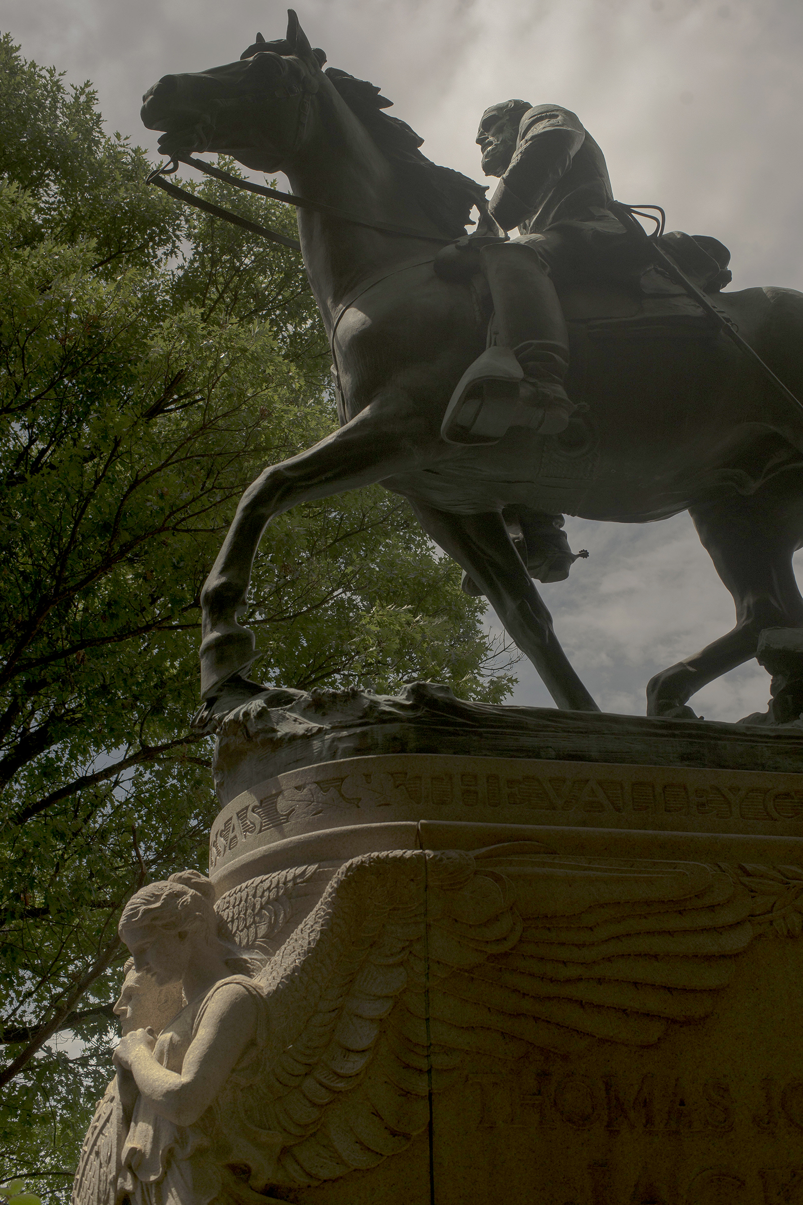 White supremacists rallied in Charlottesville against the removal of Confederate statues, like Stonewall Jackson