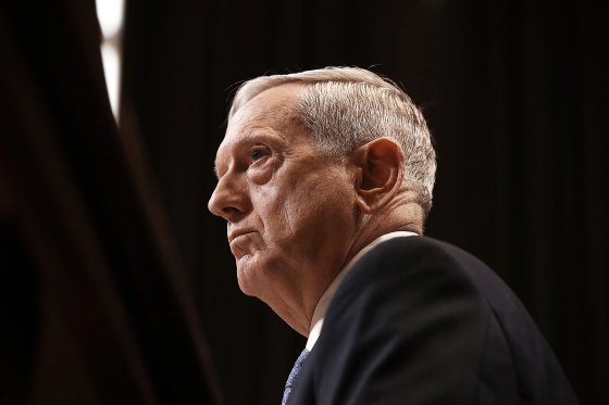 Defense Secretary James Mattis testifies before the Senate Appropriations Committee March 22, 2017 in Washington.