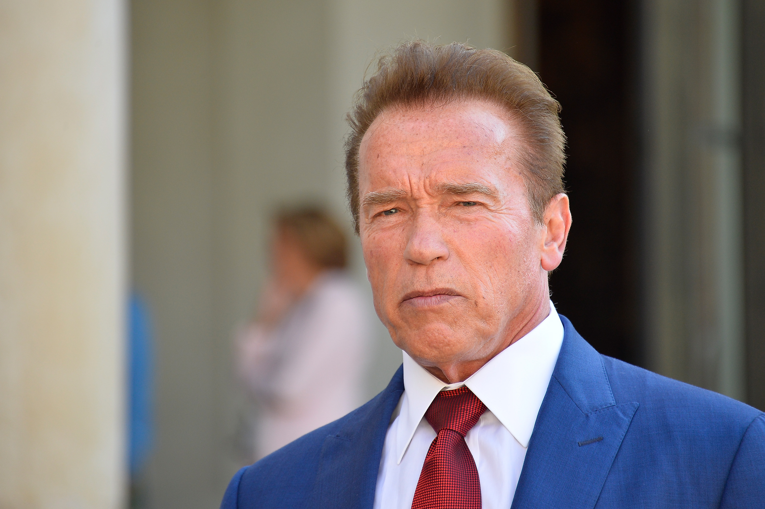 Arnold Schwarzenegger Smile Funny Creative Smiley Face Arnold