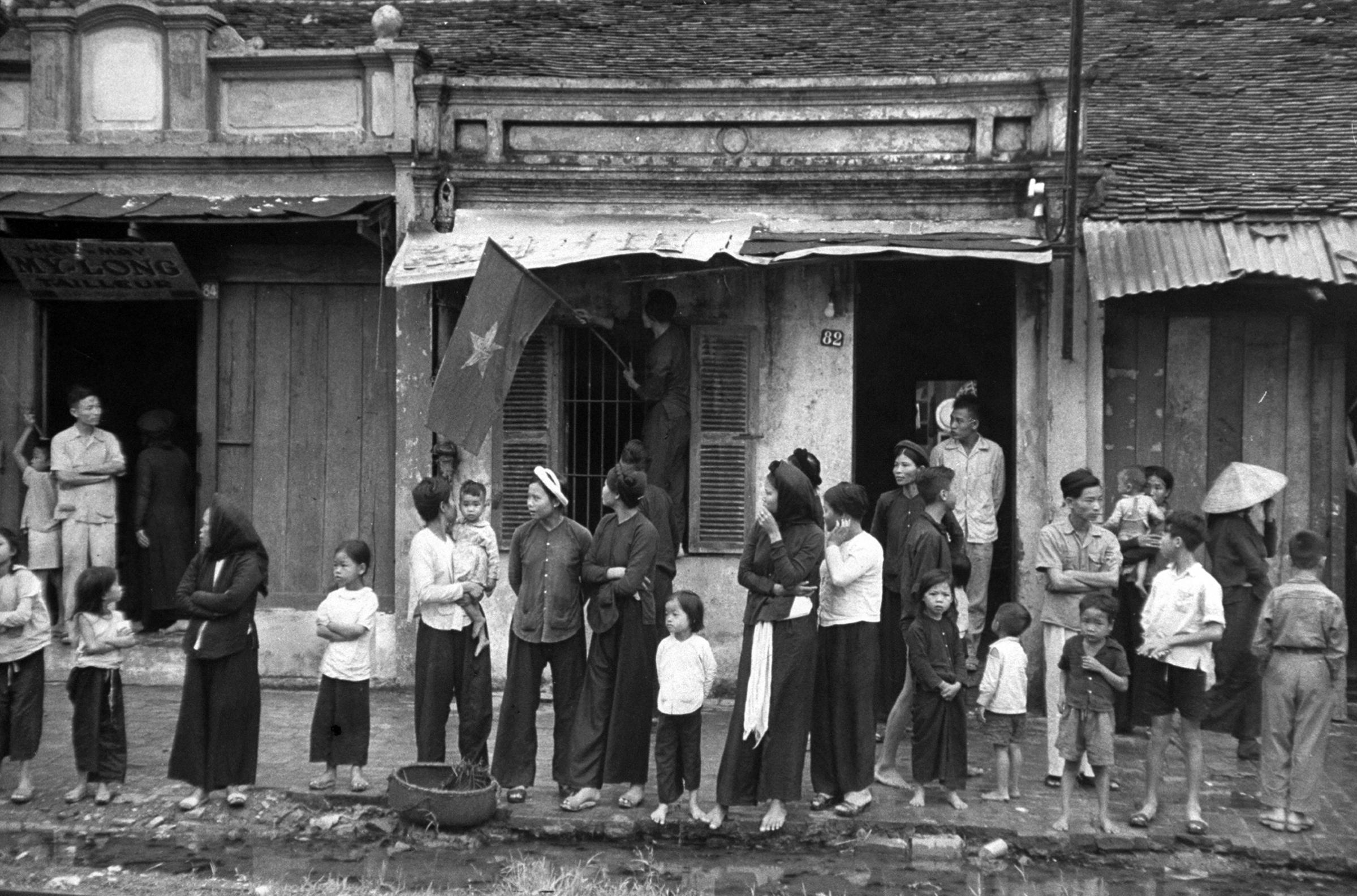 The last days of Hanoi, Vietnam, 1954.