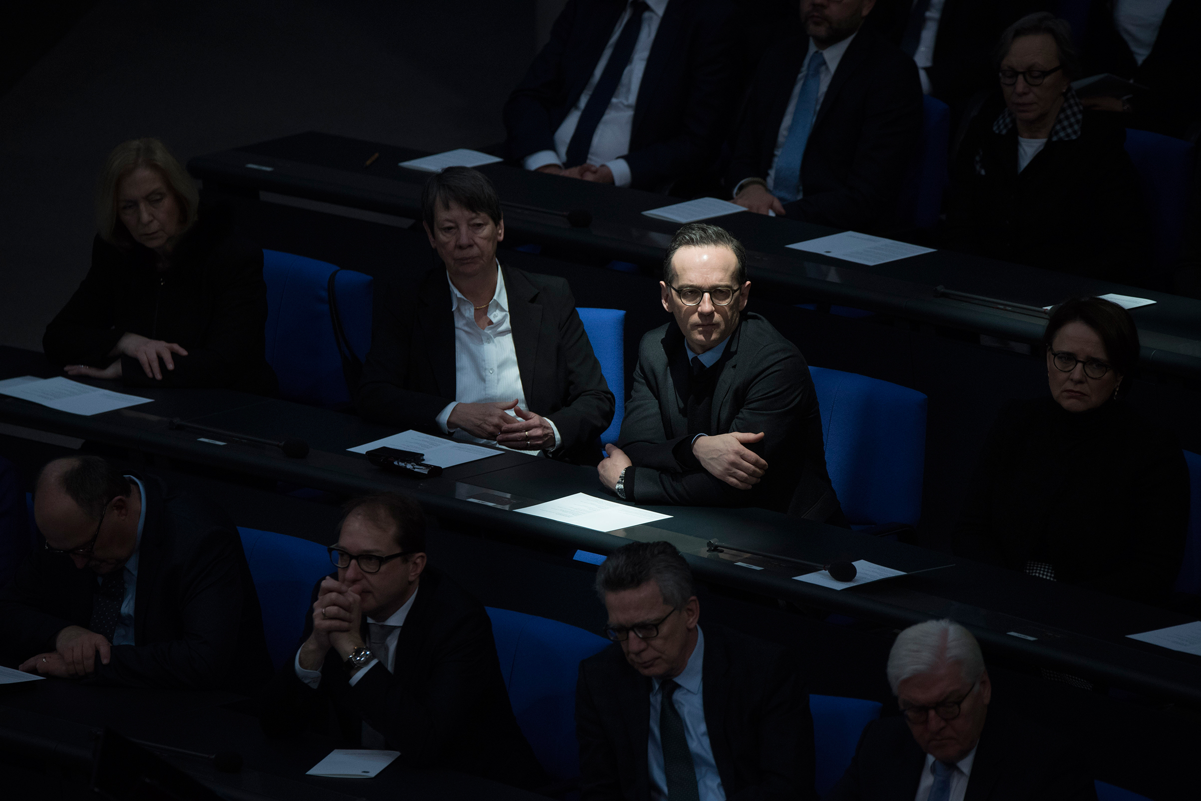 Heiko Maas, Germany's Federal Minister of Justice, during a meeting in Berlin on Jan. 27. (Hans Christian Plambeck—laif/Redux)
