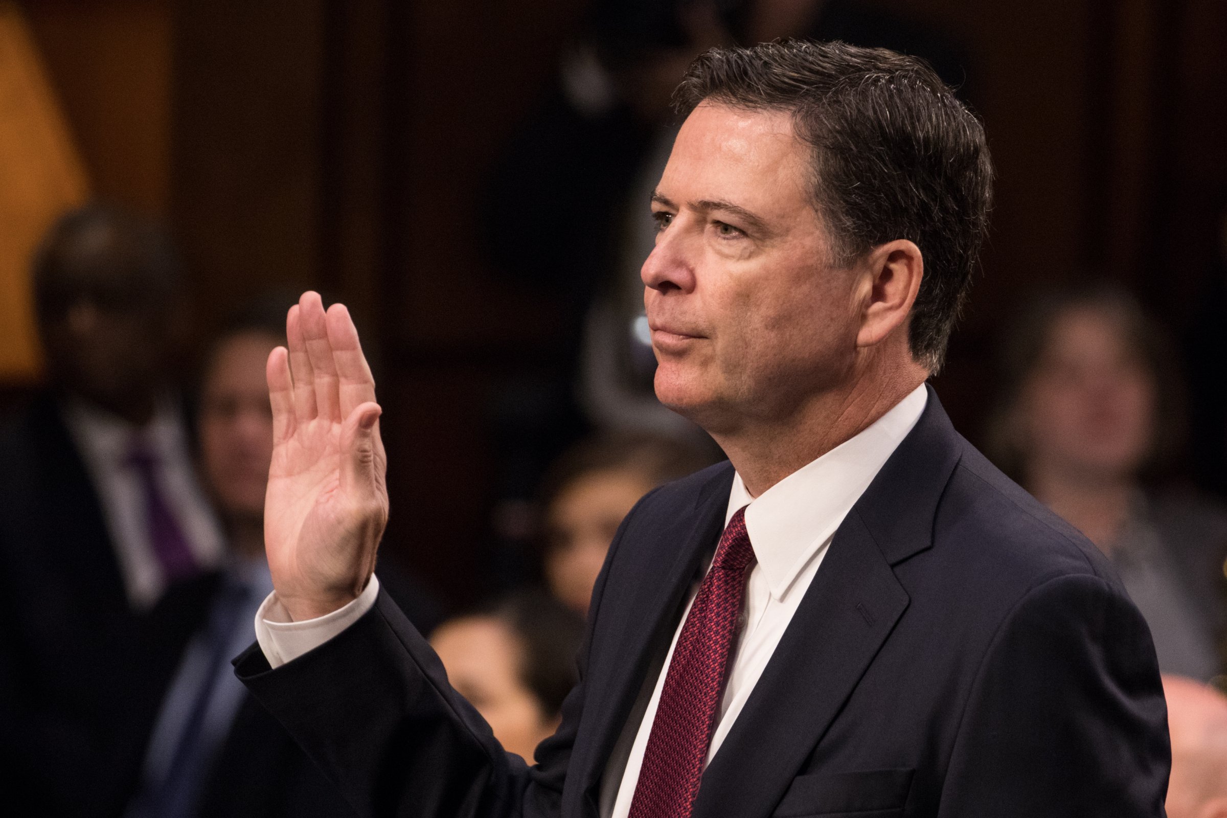 Former FBI Director James Comey Testifies on Capitol Hill