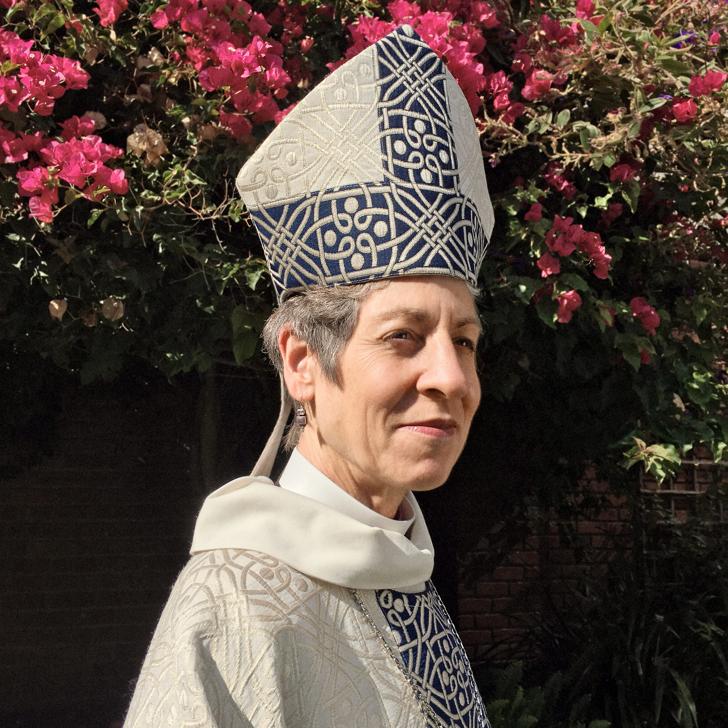 Portrait of Bishop Katharine Jefferts Schori, photographed at the Church of Divinity School of the Pacific in Berkeley, CA, September 8, 2016. (Luisa Dörr for TIME)