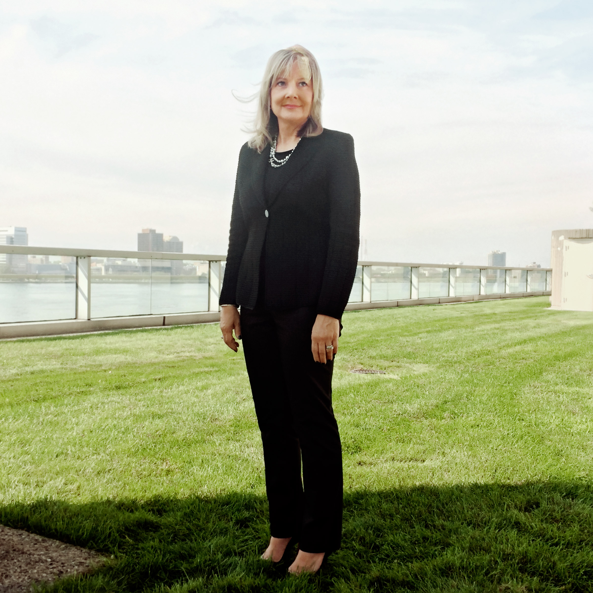 Portrait of Mary Barra, photographed on the roof of the General Motors offices in Detroit, MI, August 17, 2016. (Luisa Dörr for TIME)