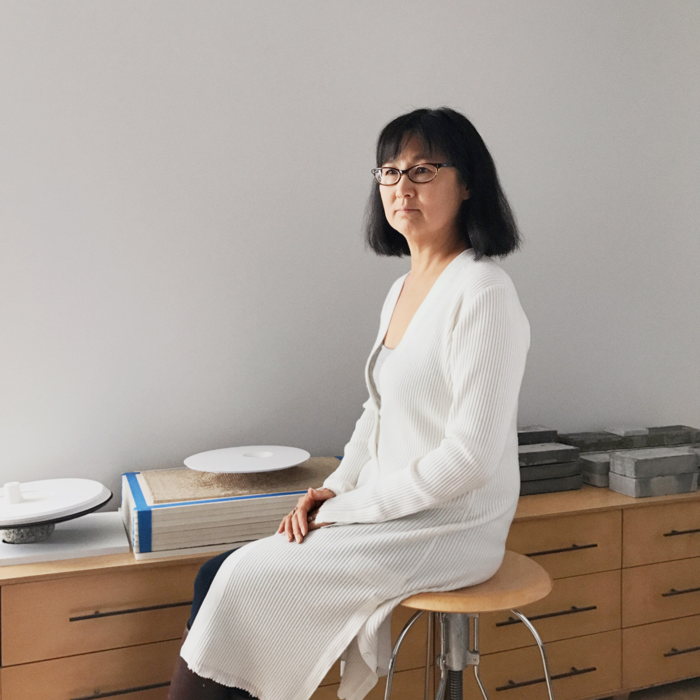 Portrait of Maya Lin, photographed in her studio, New York, NY, November 10, 2016. (Luisa Dörr for TIME)