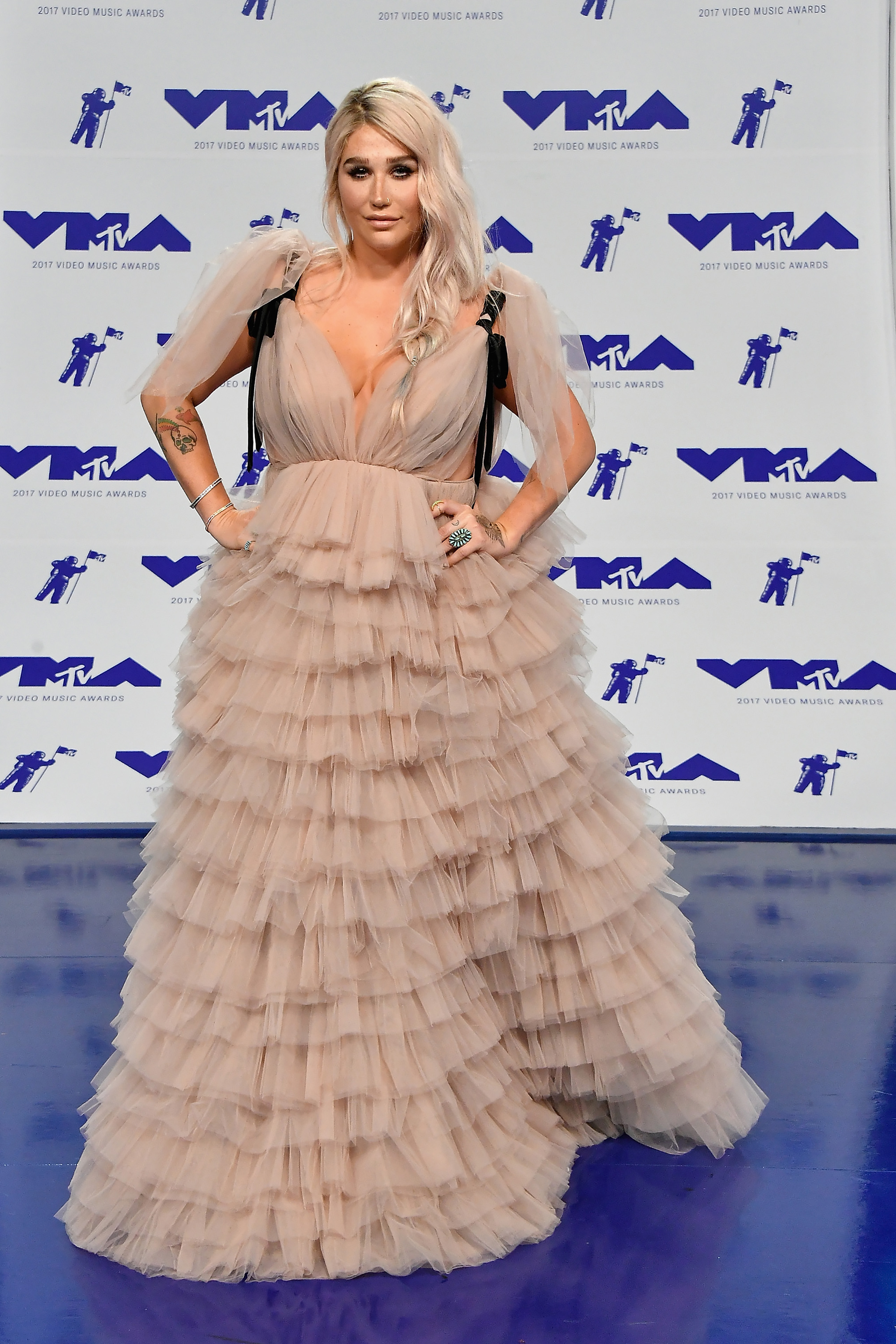Singer-songwriter Kesha attends the 2017 MTV Video Music Awards at The Forum on August 27, 2017 in Inglewood, California.