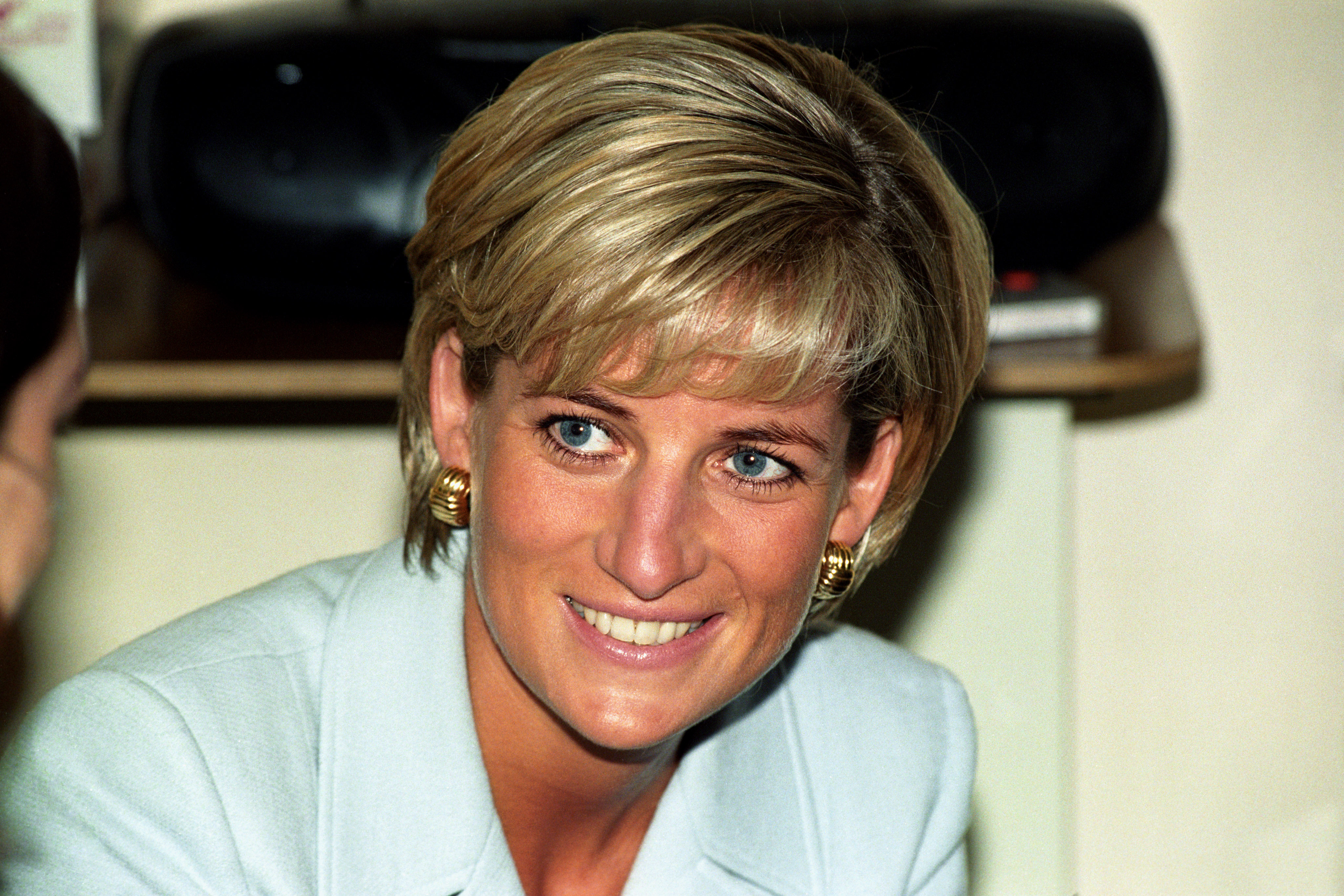 Diana, Princess of Wales, at the Royal Brompton Hospital where she visited Cystic Fibrosis patients.   31/8/97 The Princess was killed in a car crash in Paris along with her friend, Dodi Al Fayed, and the driver of their car.   (Photo by Neil Munns - PA Images/PA Images via Getty Images) (Neil Munns - PA Images&mdash;PA Images via Getty Images)