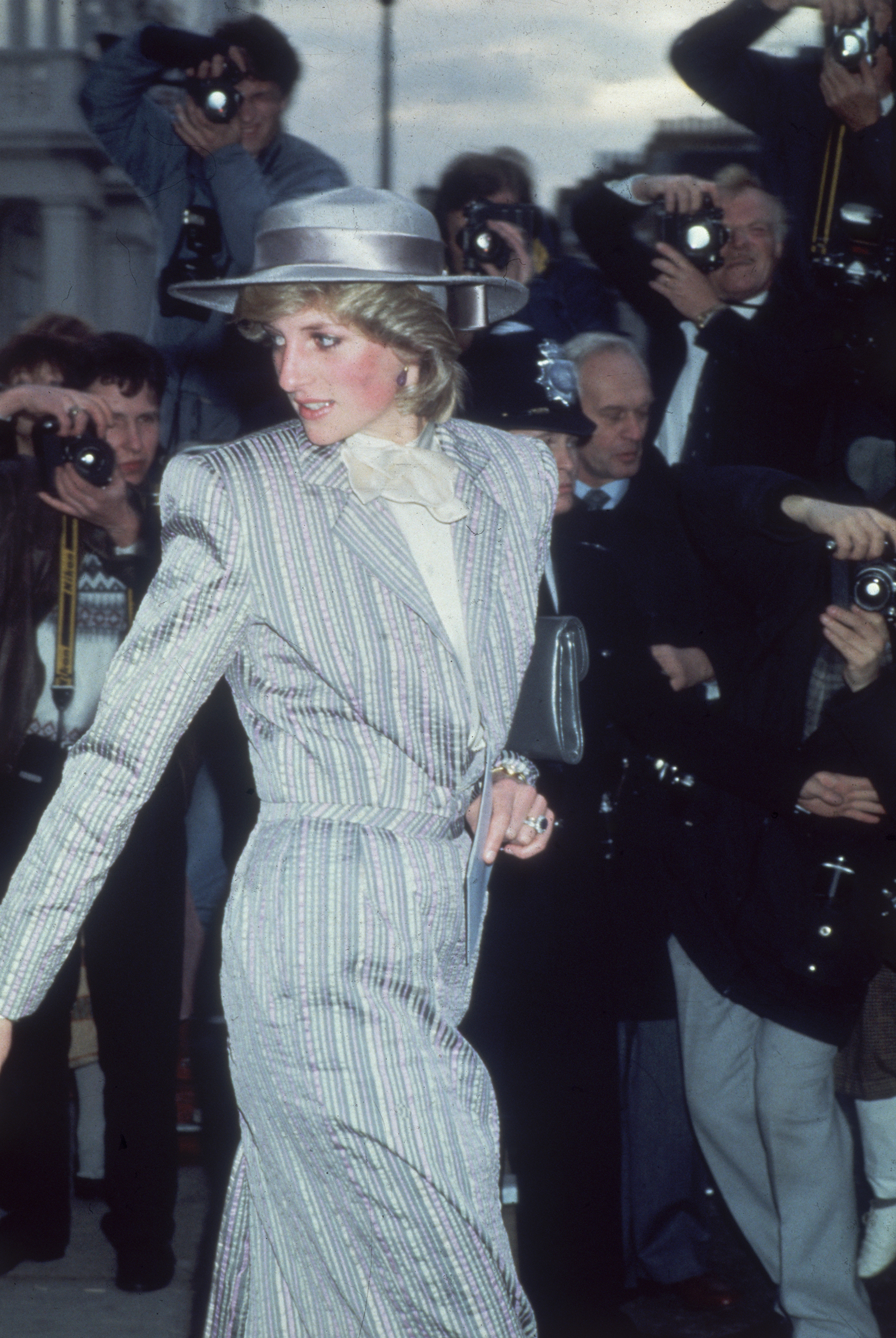 The Princess of Wales attends a wedding in 1983. Hulton Royals Collection/Getty Images (Hulton Royals Collection/Getty Images)
