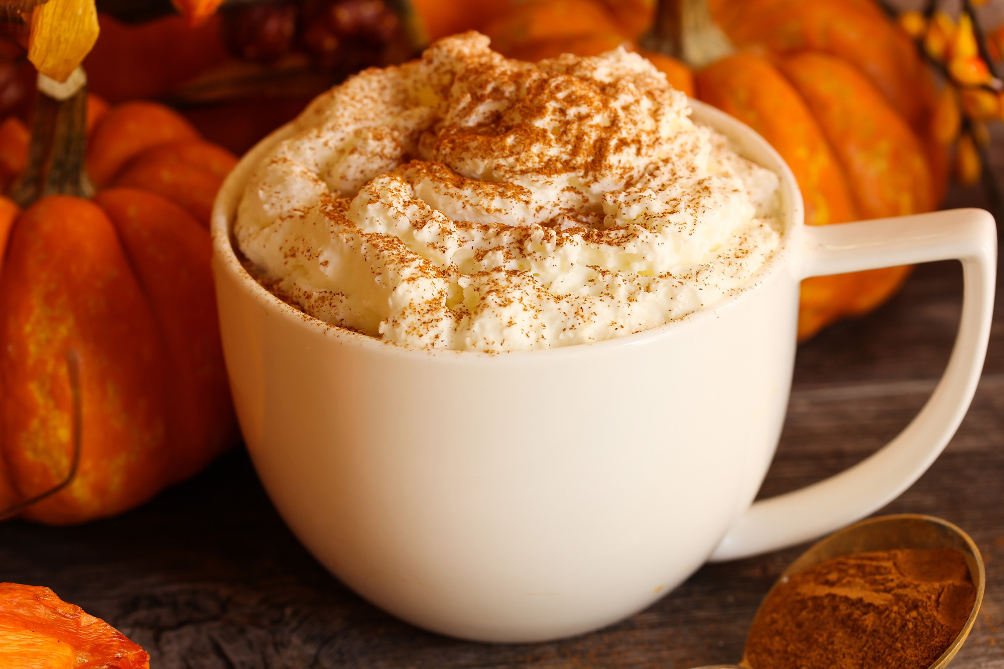 Pumpkin Spice latte for fall and winter weather
