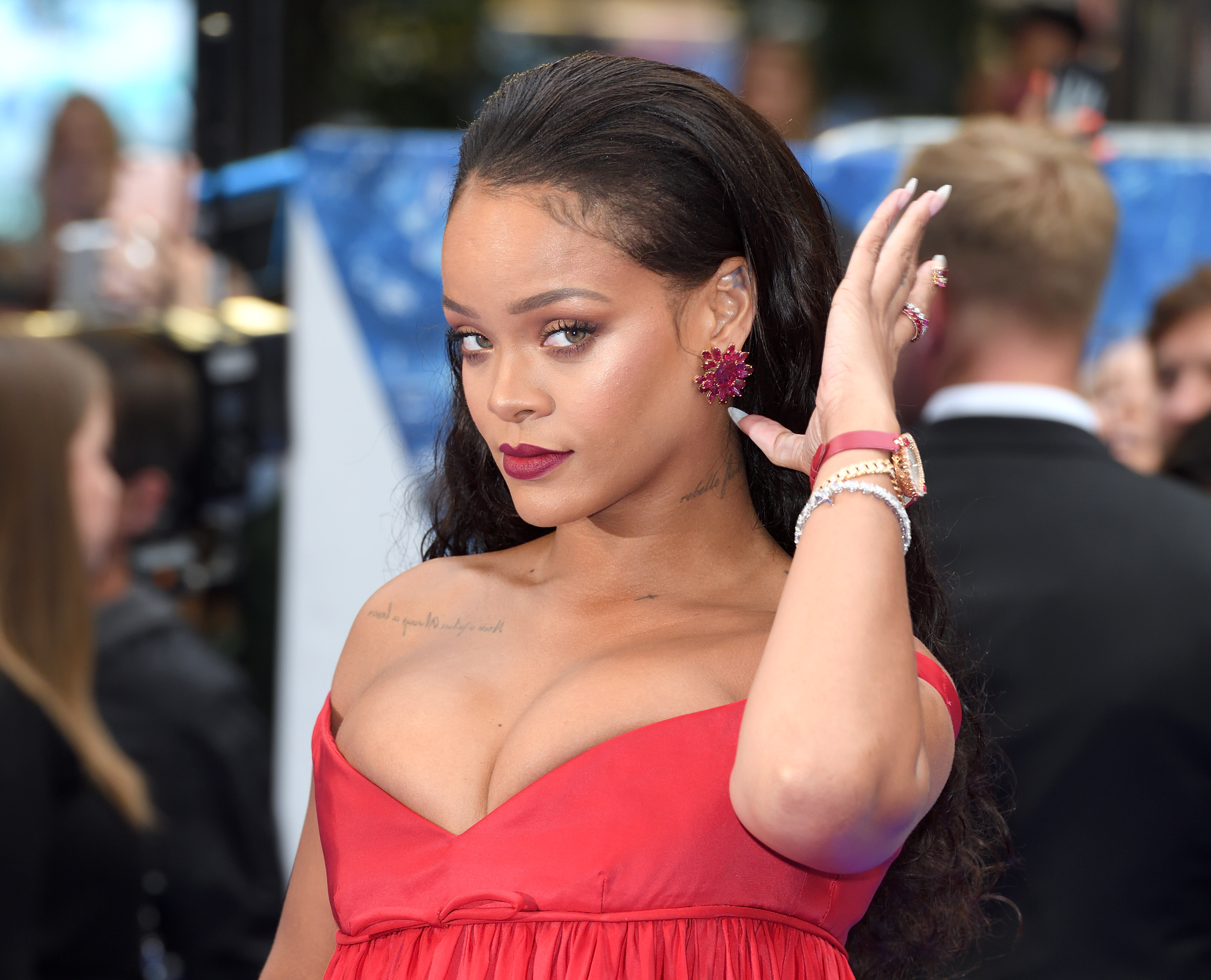 LONDON, ENGLAND - JULY 24:  Rihanna attends the "Valerian And The City Of A Thousand Planets" European Premiere at Cineworld Leicester Square on July 24, 2017 in London, England.  (Photo by Karwai Tang/WireImage) (Karwai Tang&mdash;WireImage)