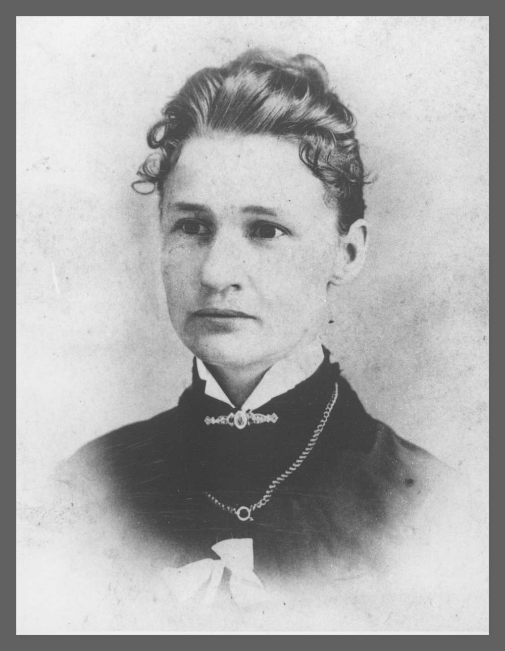 Susanna Salter, who was elected mayor of Argonia, Kansas in 1887, and is thought to be the first woman elected mayor in the U.S. (Kansas State Historical Society)