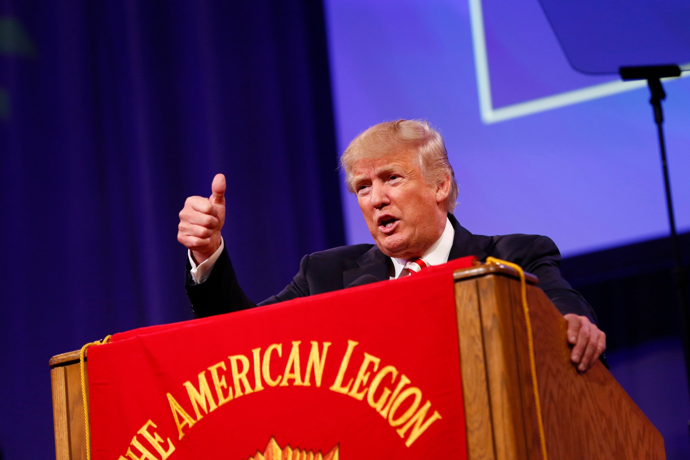 Donald Trump Addresses The American Legion Convention