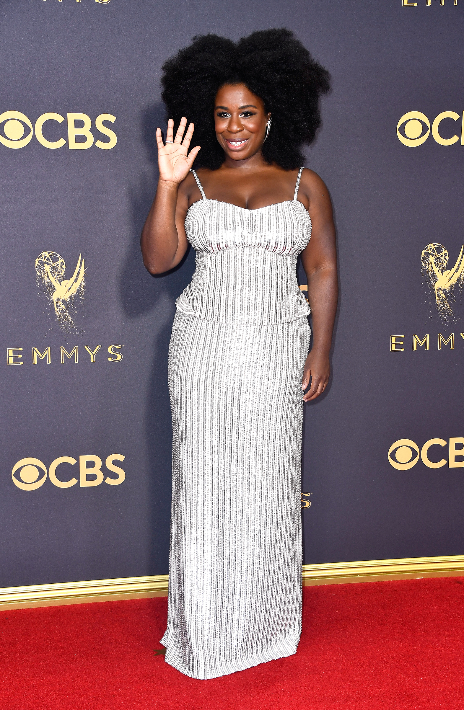 Actor Uzo Aduba attends the 69th Annual Primetime Emmy Awards at Microsoft Theater on September 17, 2017 in Los Angeles, California.