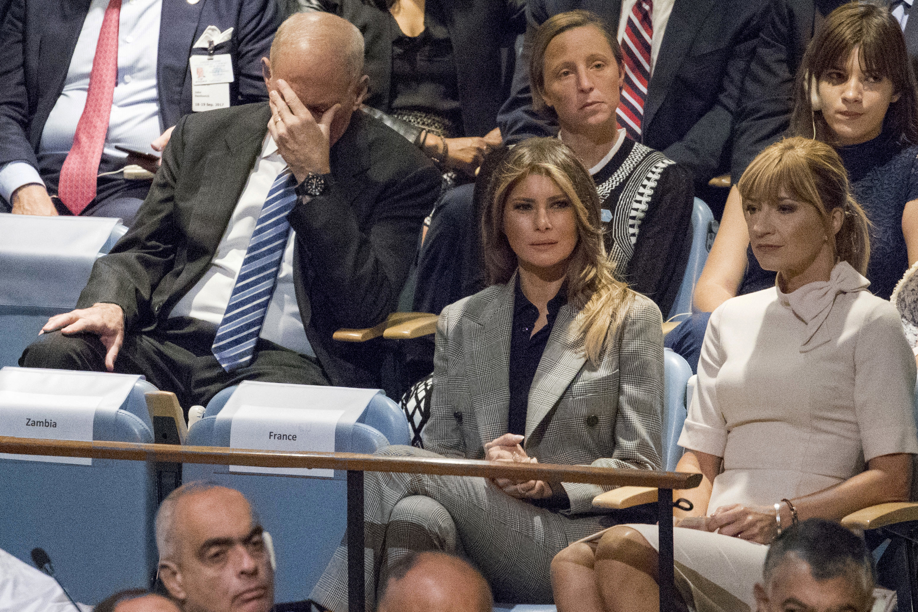 White House Chief of Staff John Kelly during President Donald Trump's speech at the 72nd session of the United Nations General Assembly at U.N. headquarters, Sept. 19, 2017. (Mary Altaffer—AP)