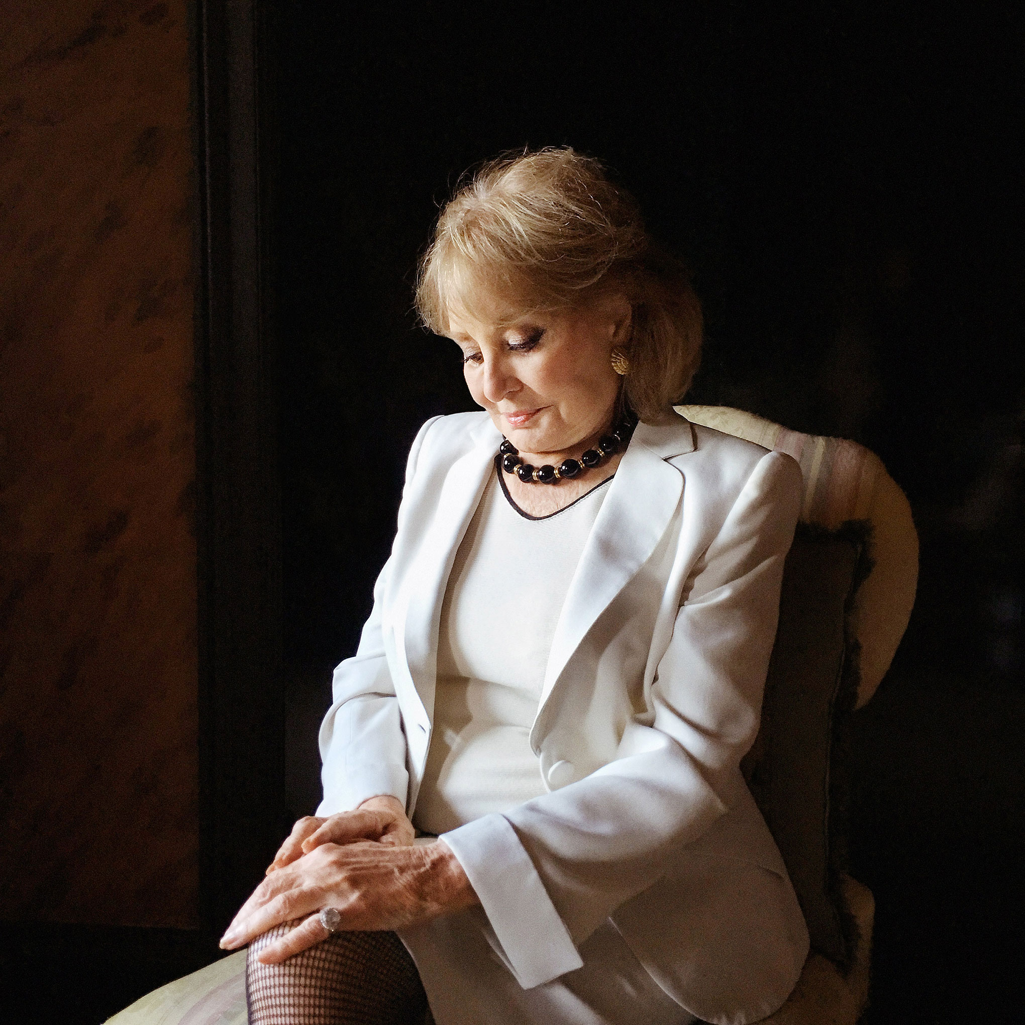 Portrait of Barbara Walters, photographed at her home in New York City’s Upper East Side, September 14, 2016. (Luisa Dörr for TIME)