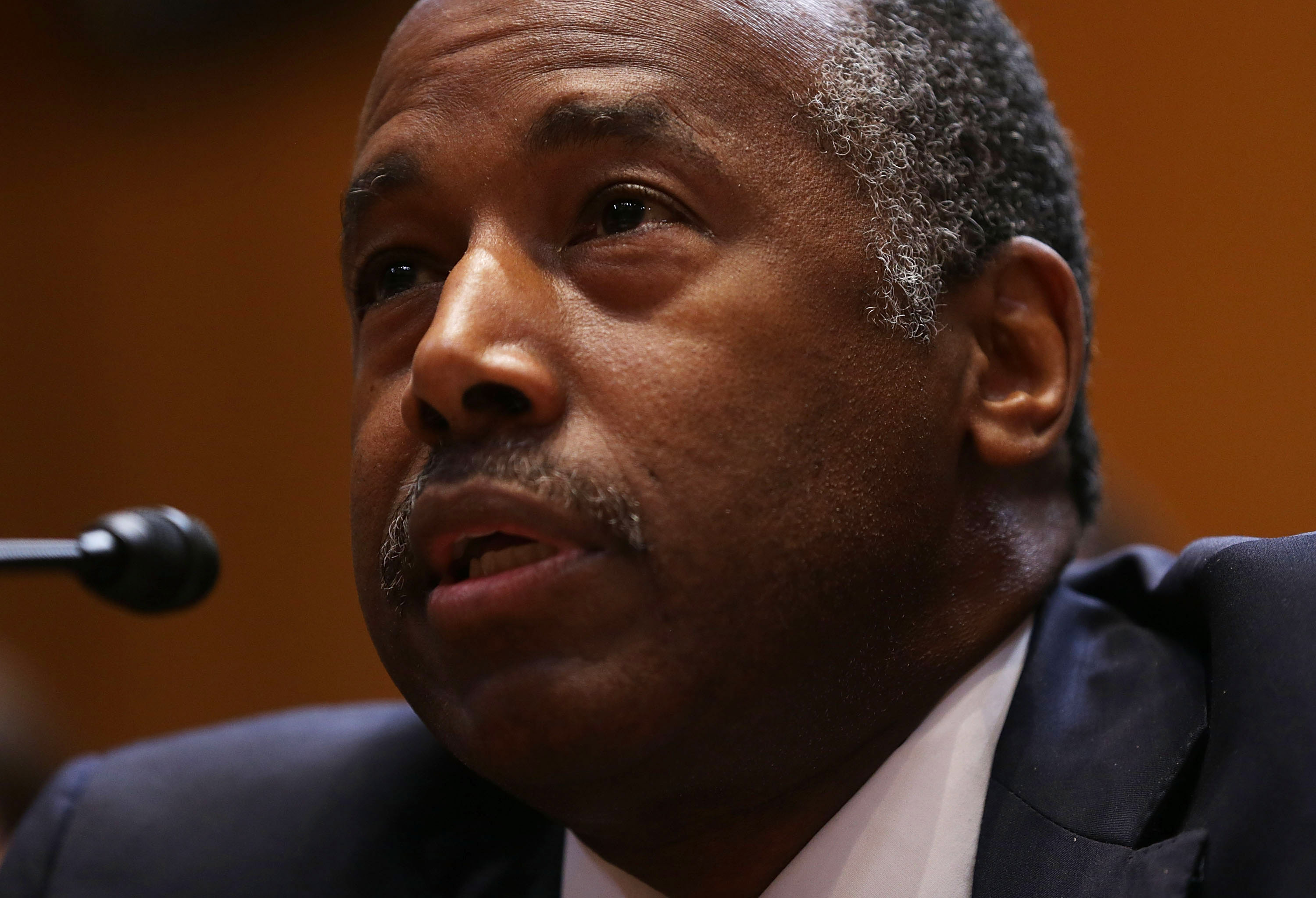Housing and Urban Development Secretary Ben Carson testifies during a hearing before the Transportation, Housing and Urban Development, and Related Agencies Subcommittee of the Senate Appropriations Committee June 7, 2017 on Capitol Hill in Washington, DC. (Alex Wong&mdash;Getty Images)