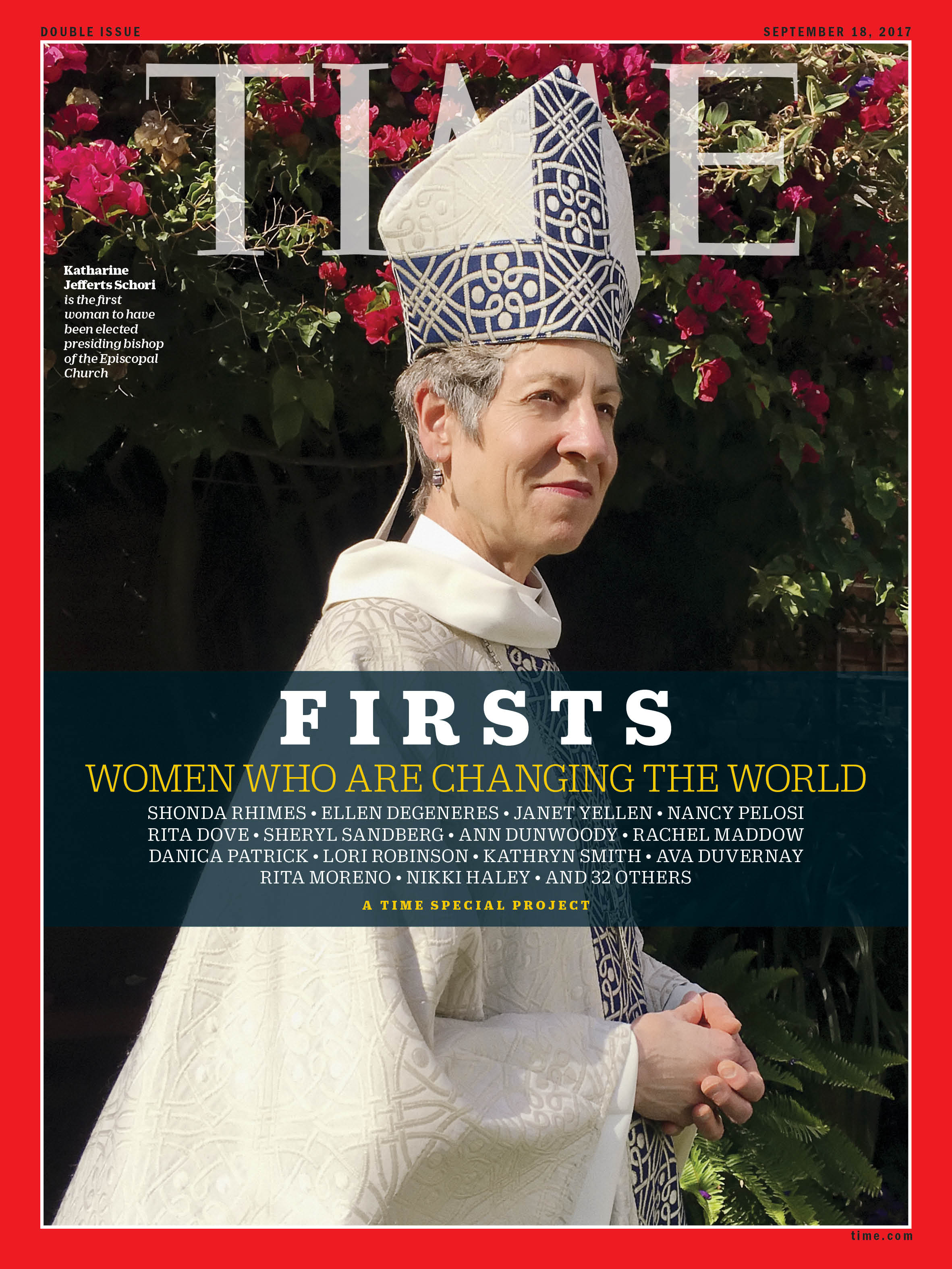Firsts Women Who Are Changing the World Katharine Jefferts Schori Time Magazine Cover