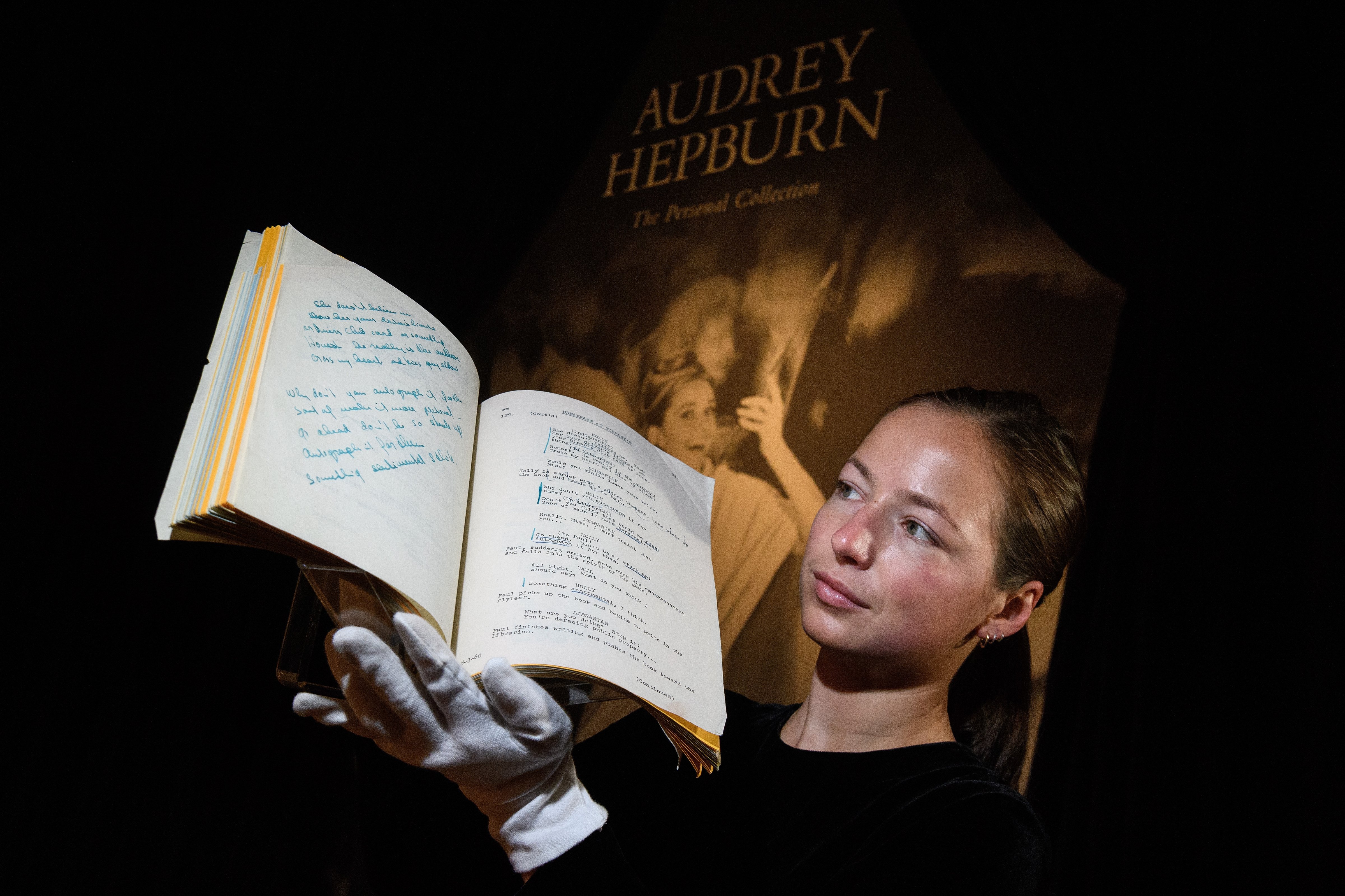 Christies Auction House Holds Preview Of Audrey Hepburn's Jewellery Sale
