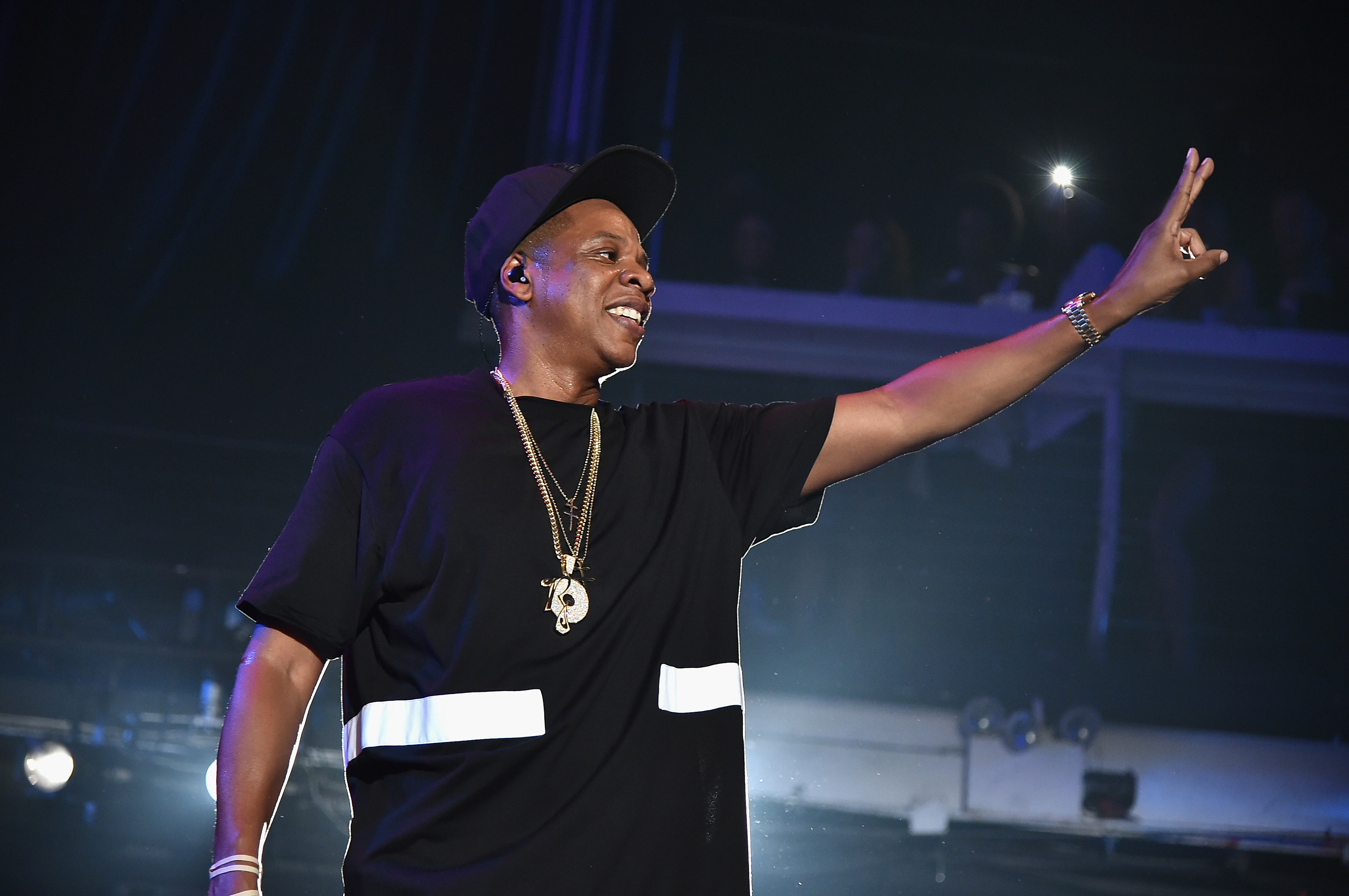 Jay-Z performs during TIDAL X: Jay-Z B-sides in NYC on May 17, 2015. (Theo Wargo—Getty Images/Live Nation)