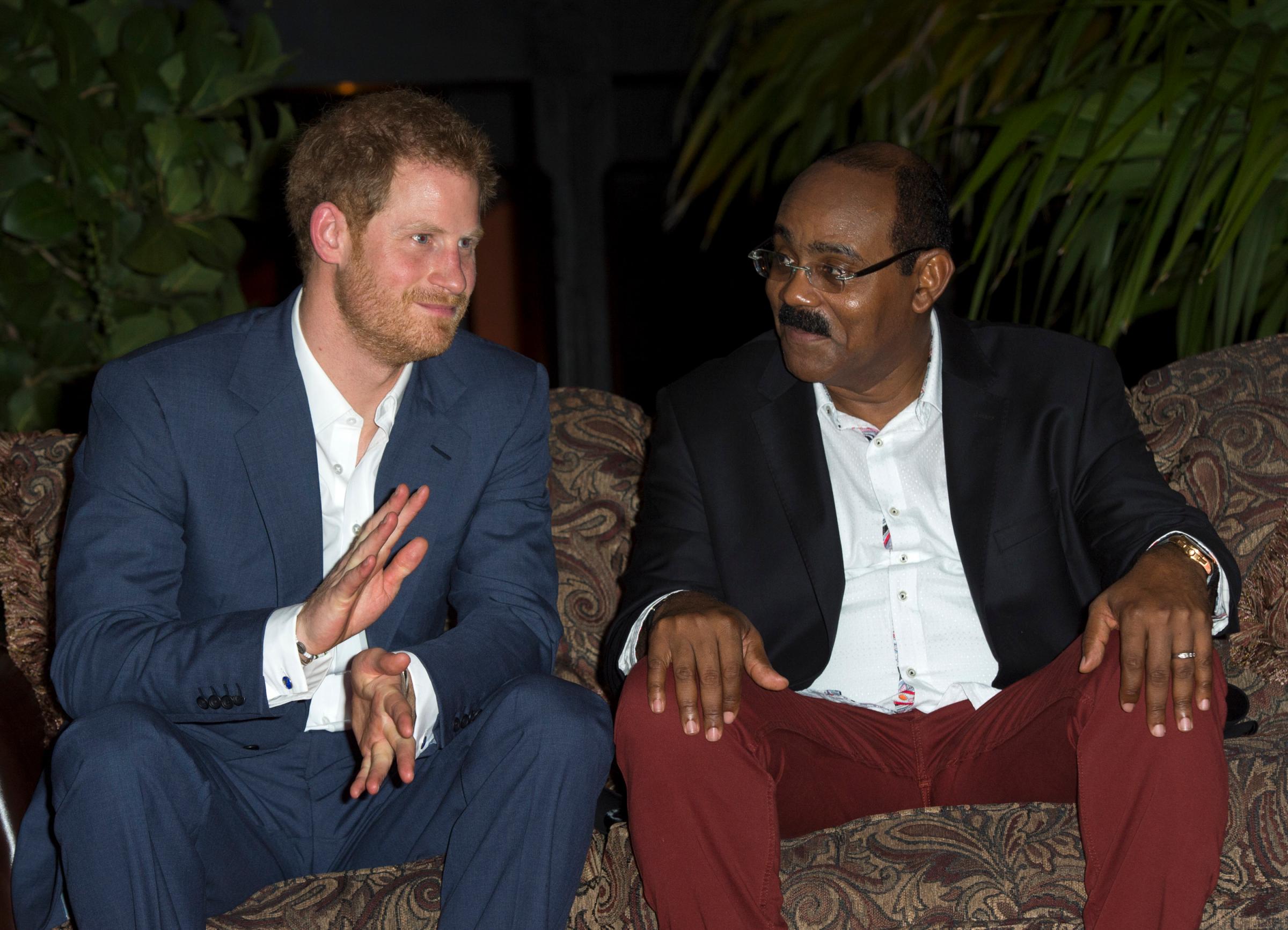 Prince Harry Visits The Caribbean - Day 2