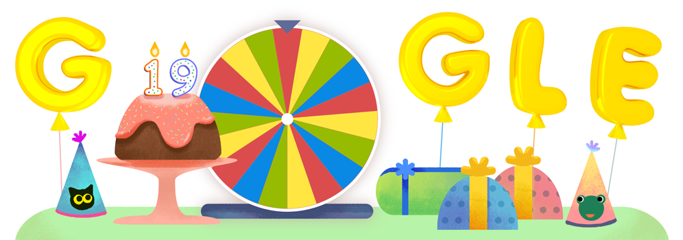 google birthday surprise spinner wheel