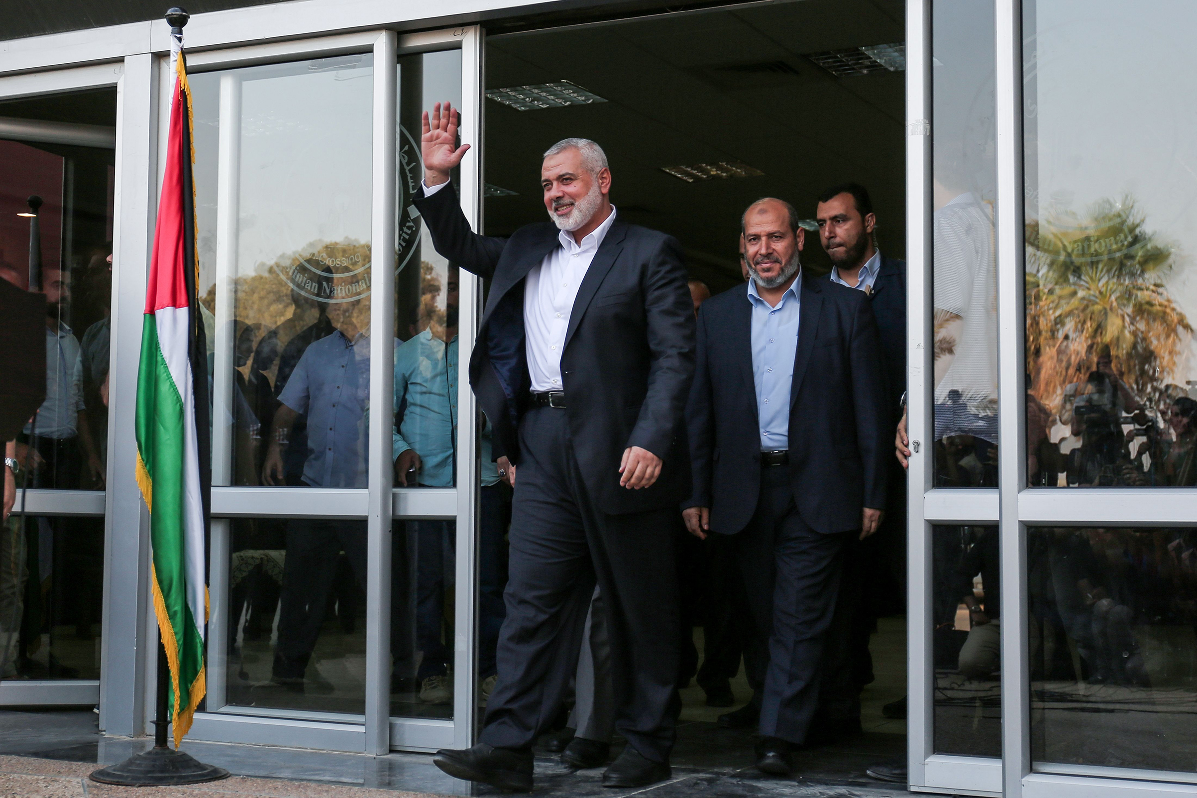 Hamas elected Ismail Haniyeh leader in May. (Said Khatib—AFP/Getty Images)