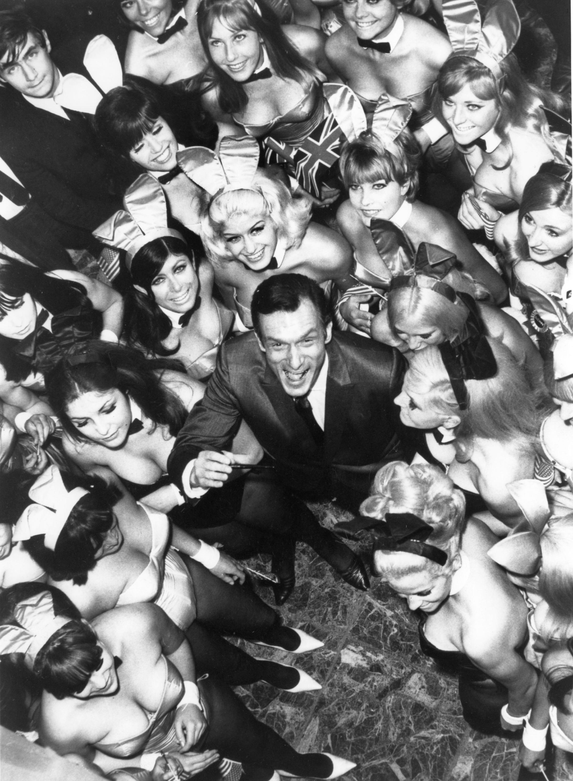 Hugh Hefner And The Playboy Playmates 1966