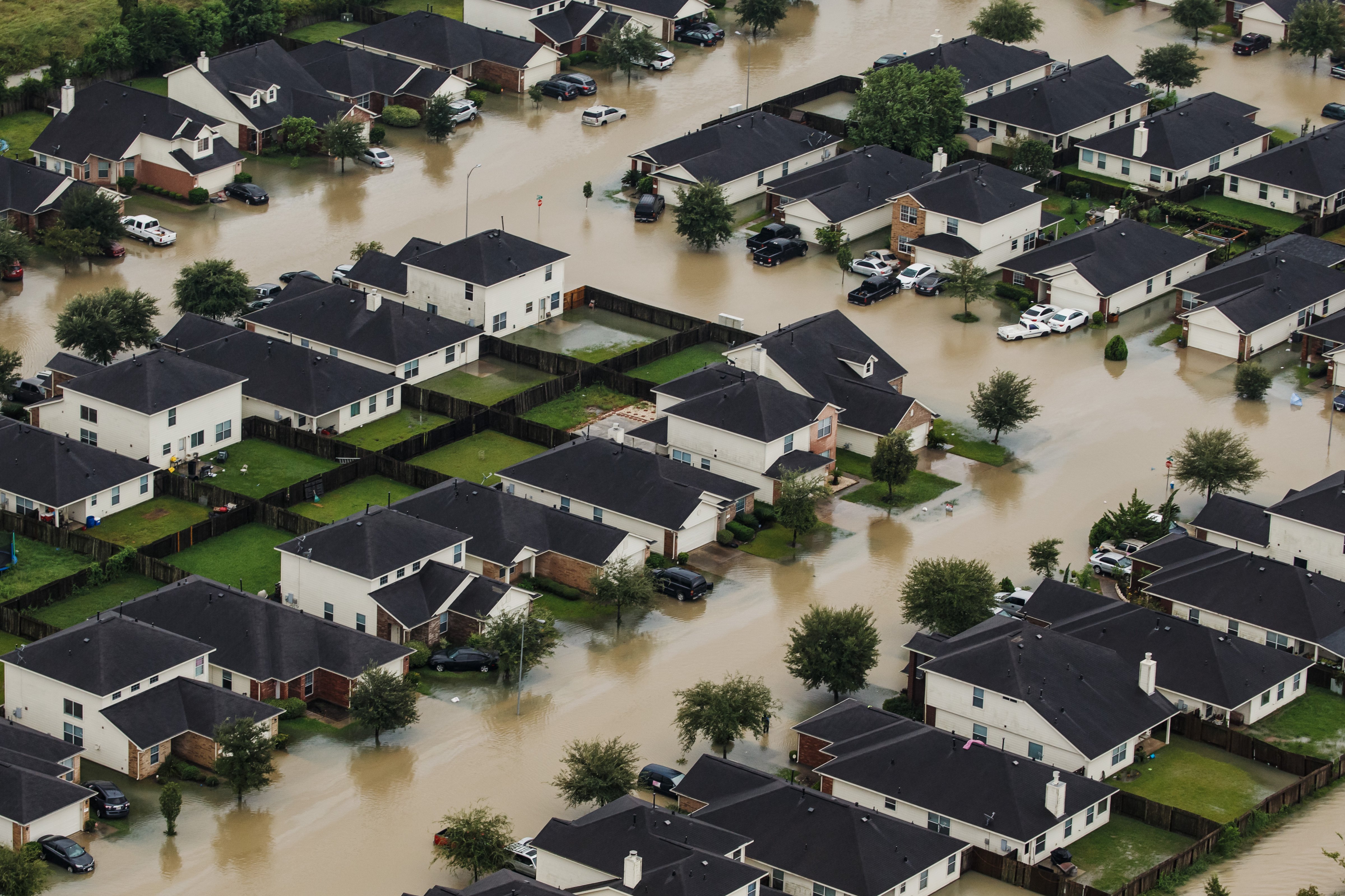 Flooding in Houston From Hurricane Harvey