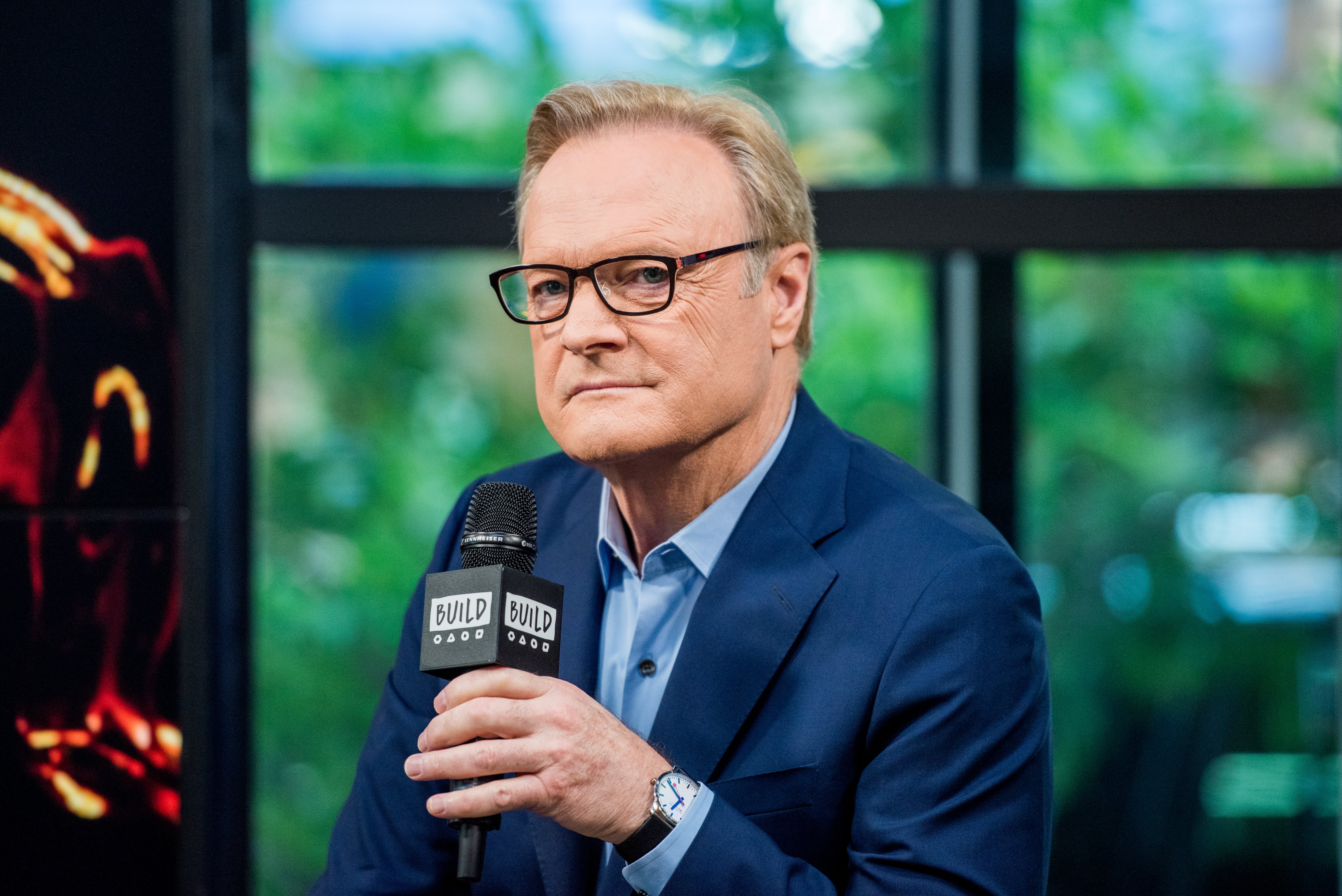 Lawrence O'Donnell discusses "In &amp; Of Itself" with the build series at Build Studio on June 28, 2017. (Roy Rochlin - Getty Images)