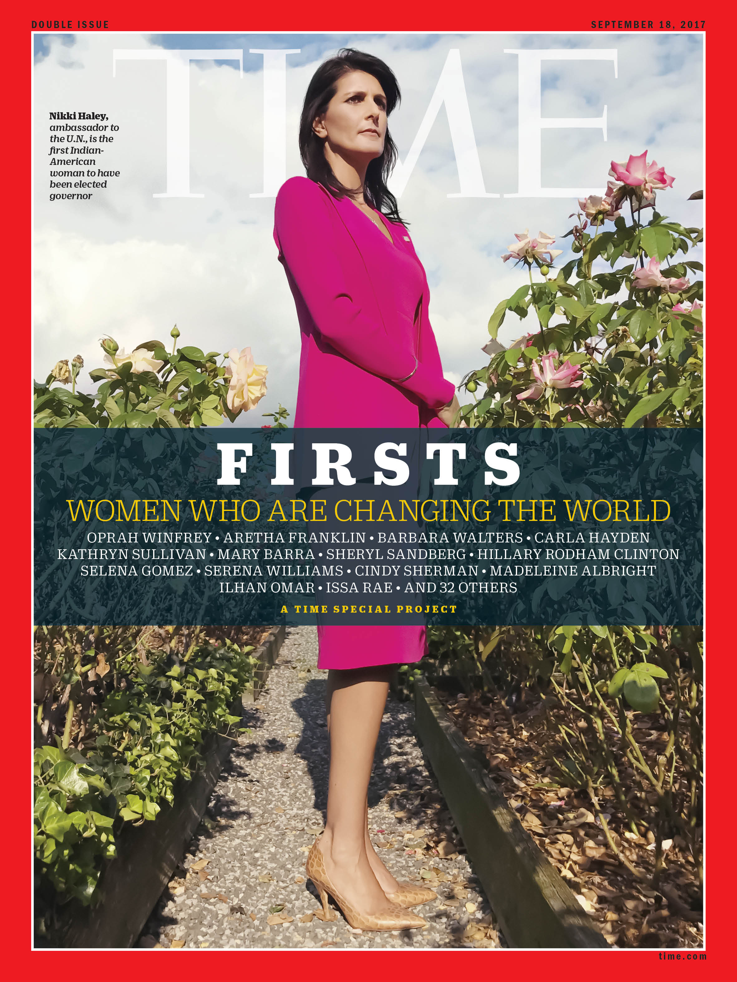 Firsts Women Who Are Changing the World Nikki Haley Time Magazine Cover