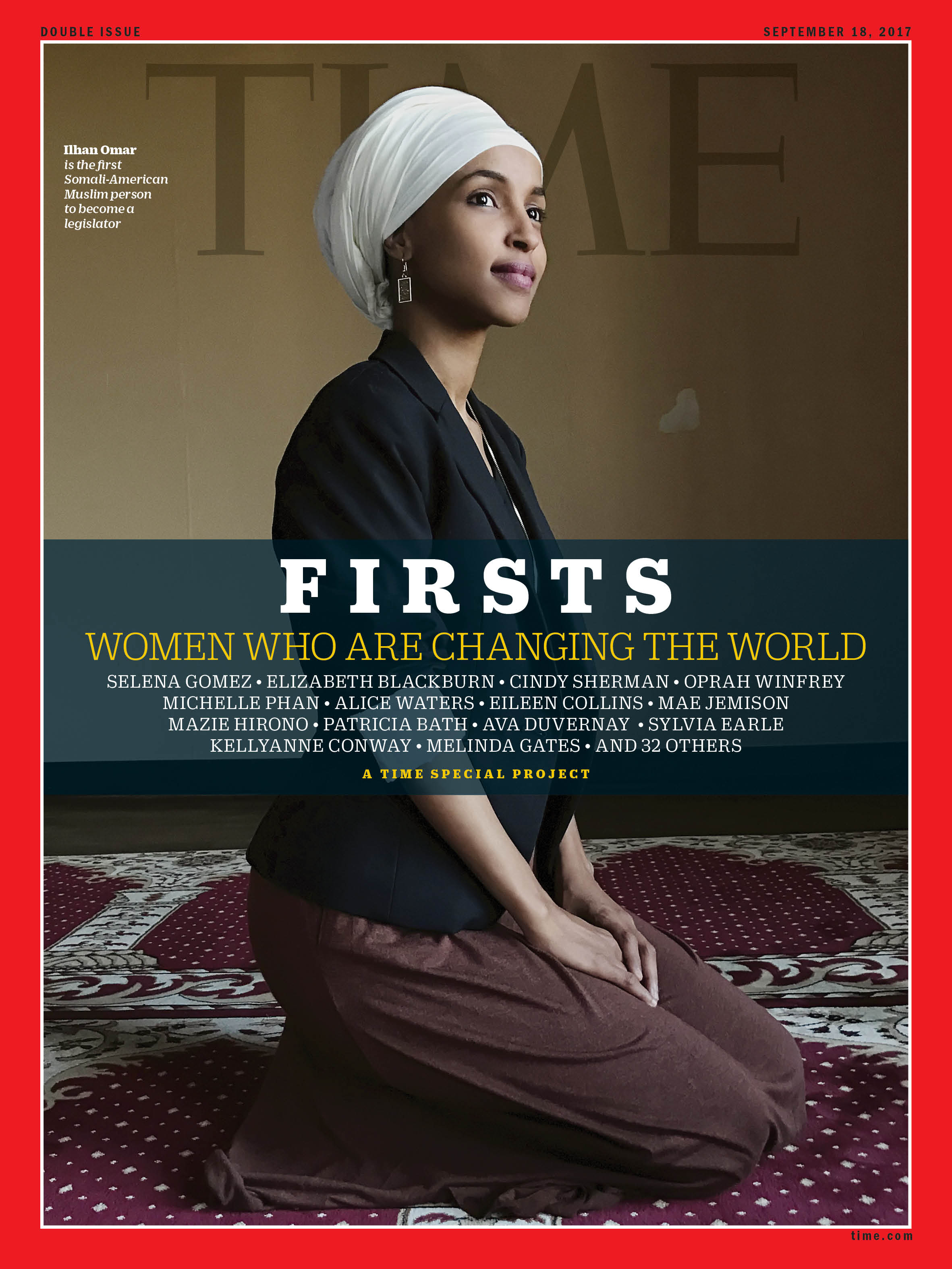 Firsts Women Who Are Changing the World Ilhan Omar Time Magazine Cover
