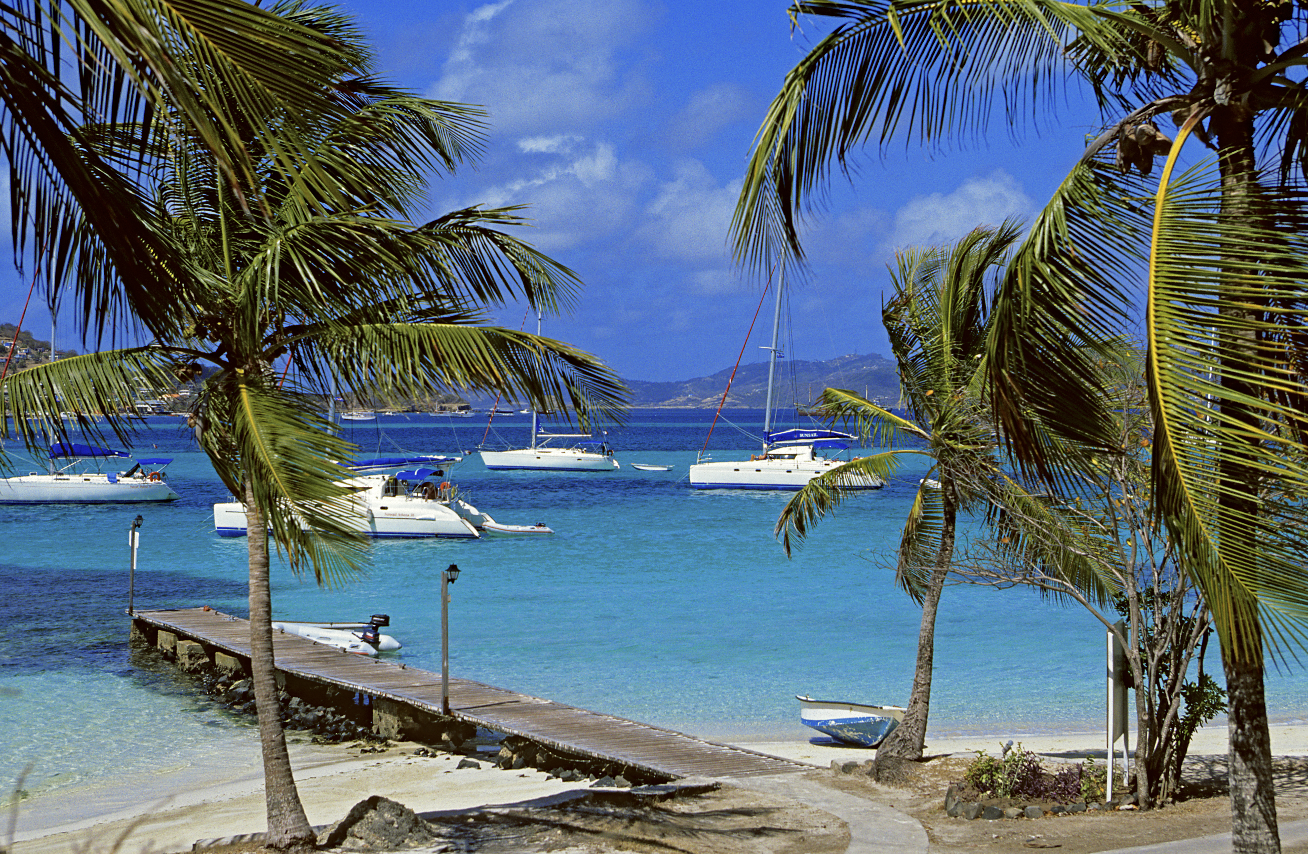 Saint Vincent and the Grenadines, Grenadines Islands, beach of Petit Saint Vincent