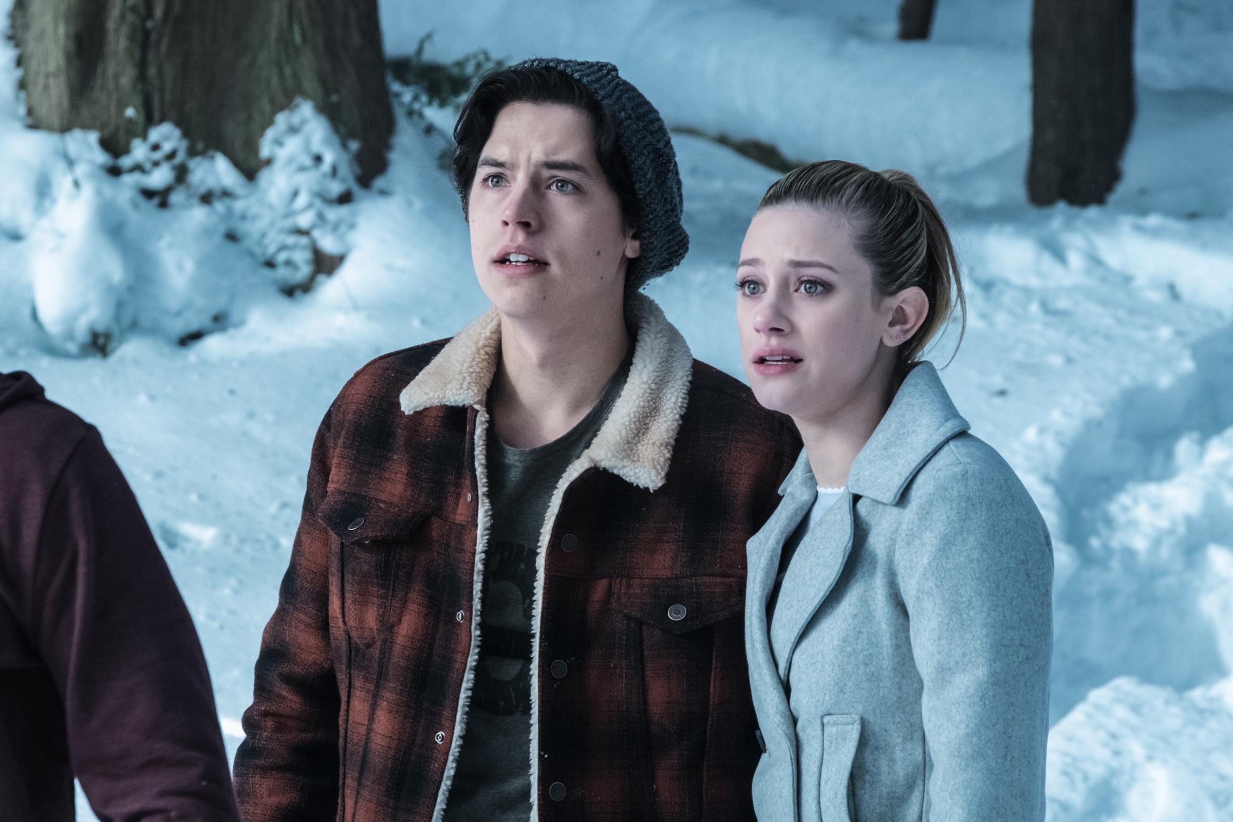 Riverdale -- "Chapter Thirteen: The Sweet Hereafter" -- Image Number: RVD113a_0038.jpg -- Pictured (L-R): Cole Sprouse as Jughead Jones and Lili Reinhart as Betty Cooper -- Photo: Katie Yu/The CW -- ÃÂ© 2017 The CW Network. All Rights Reserved