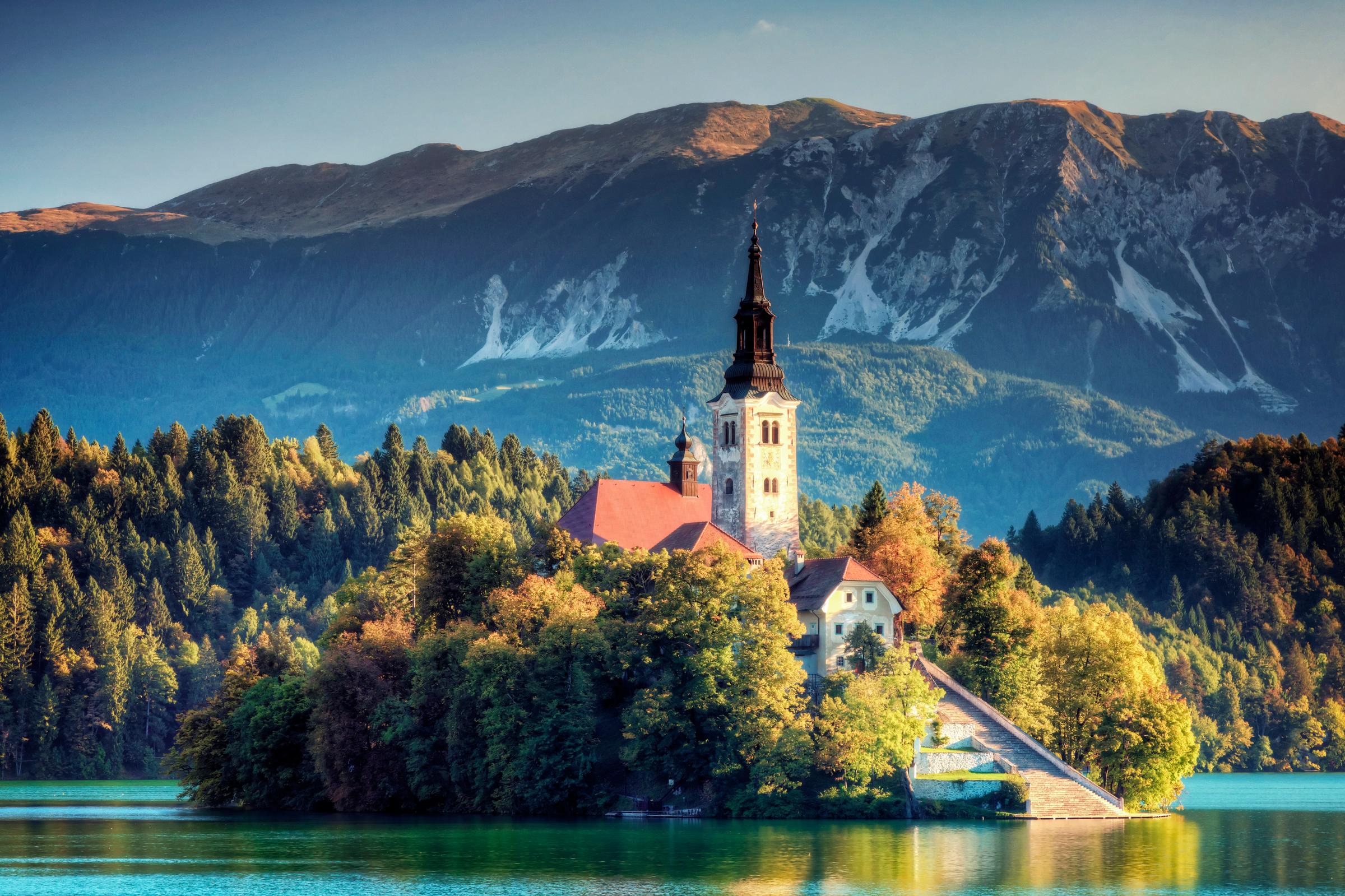 Church of Assumption on Lake Bled