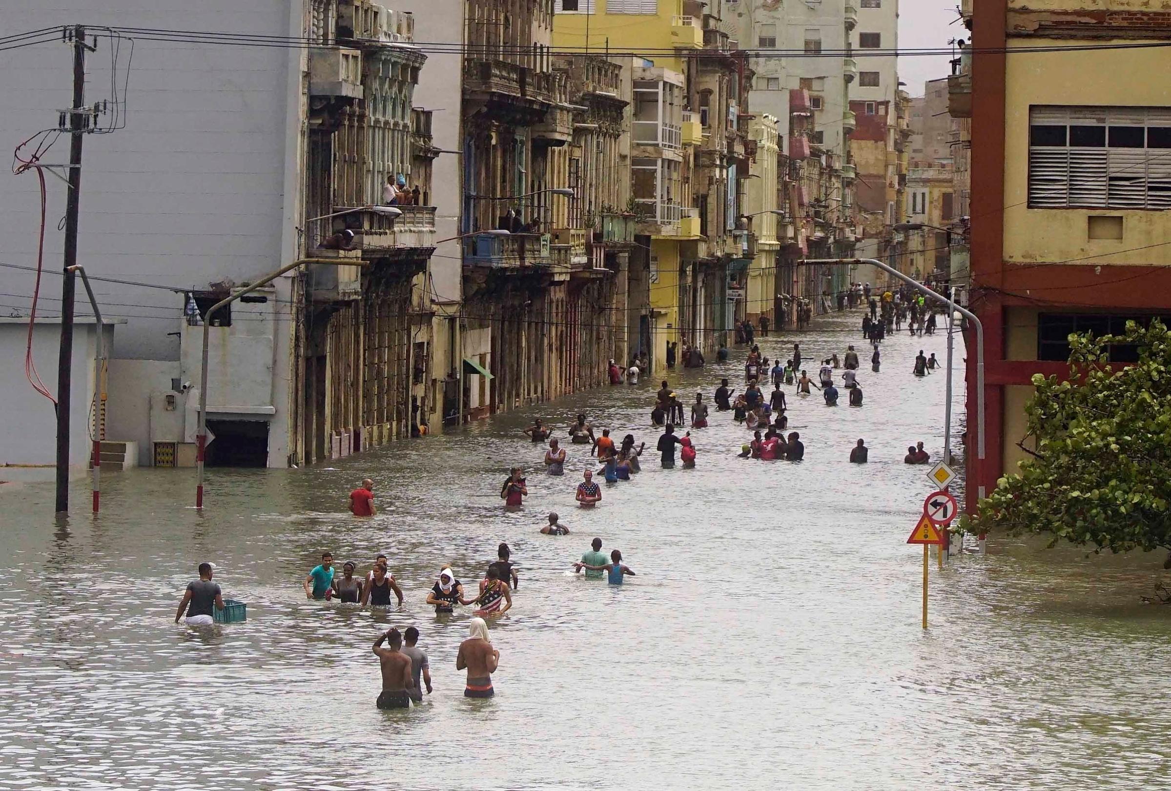 The streets of Cuba’s capital were turned into canals; the country sustained a direct hit by Irma