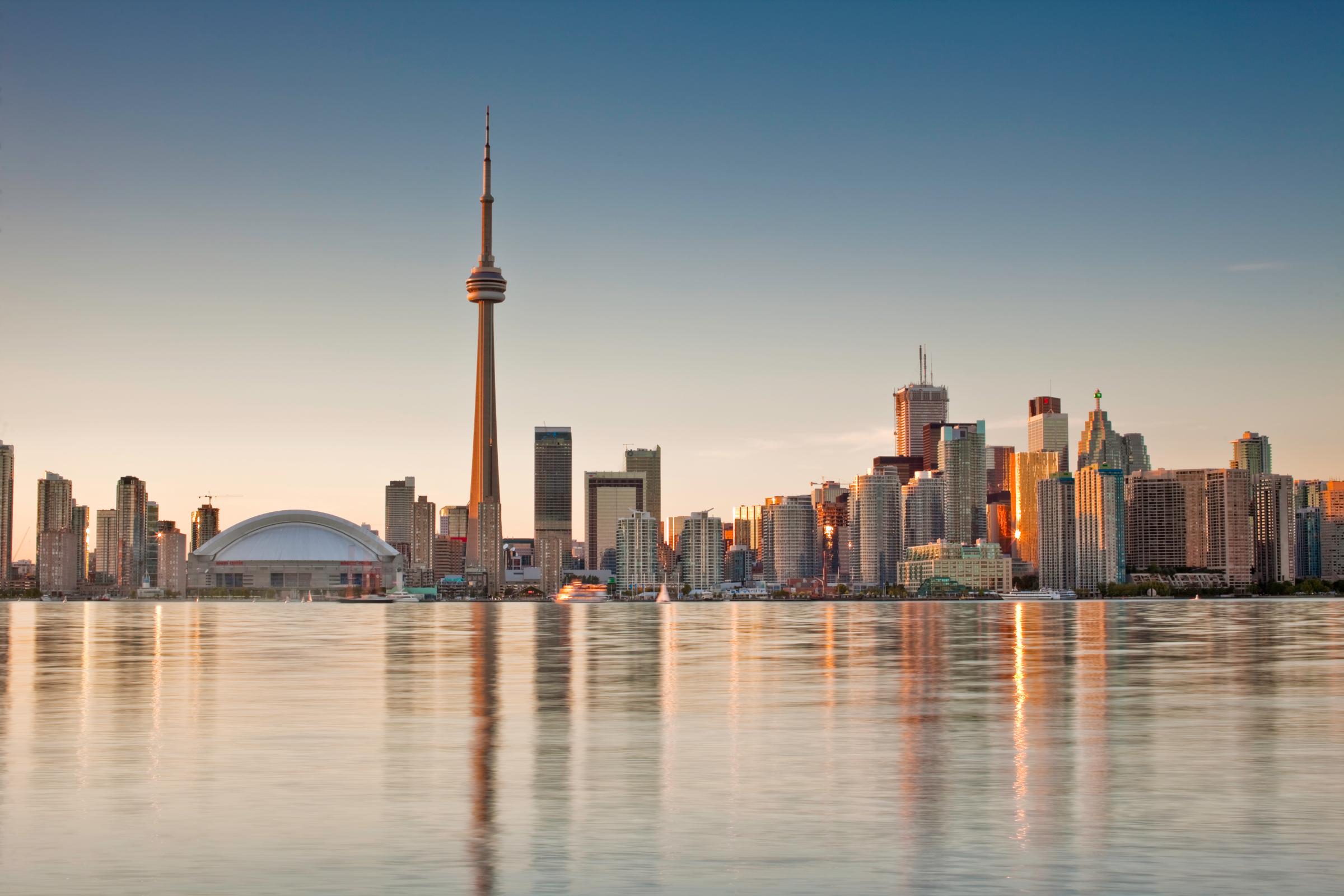 View of the Toronto skyline