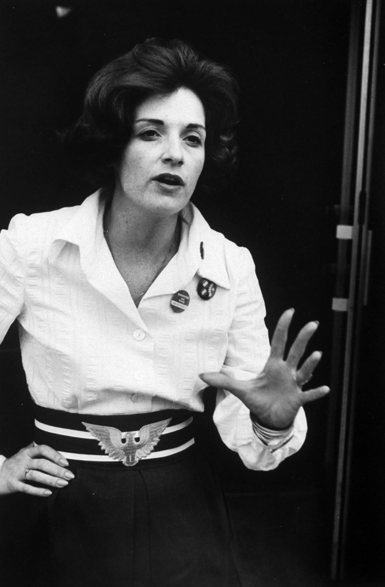 POW wife Valerie Kushner from a LIFE photo essay by Leonard McCombe in 1972.
