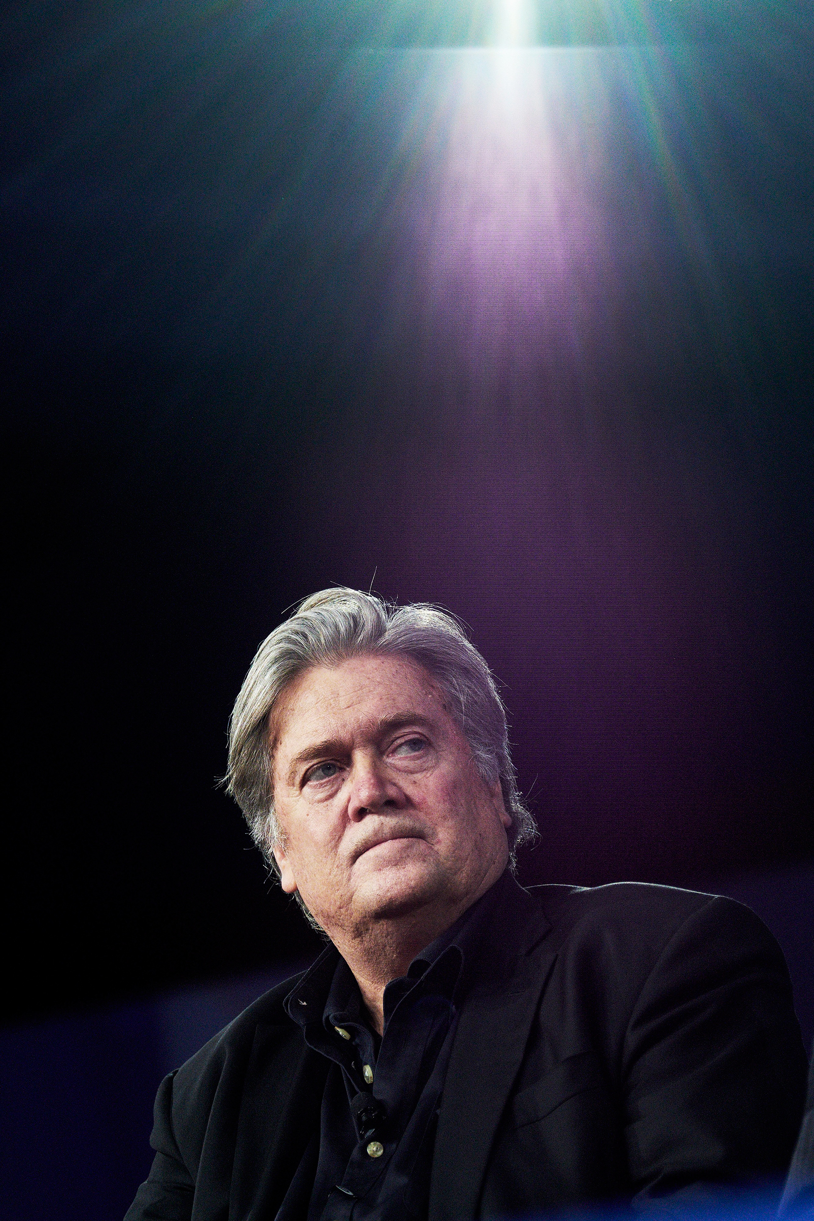 Bannon speaks to supporters in February at the Conservative Political Action Conference outside Washington