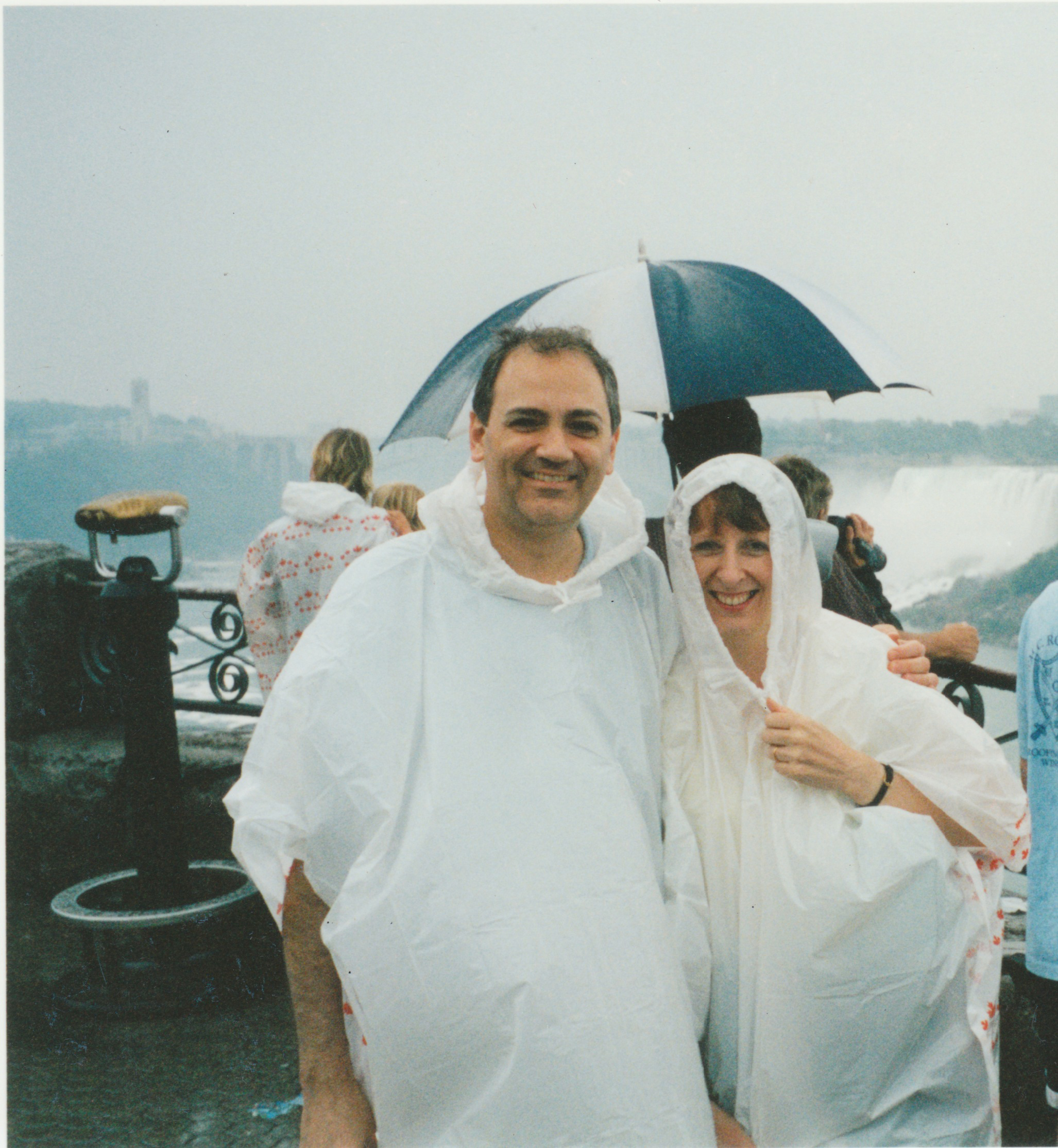 Charles G. Wolf with his late wife Katherine at Niagra Falls, 3 weeks before 9/11 (Courtesy of Charles G. Wolf)