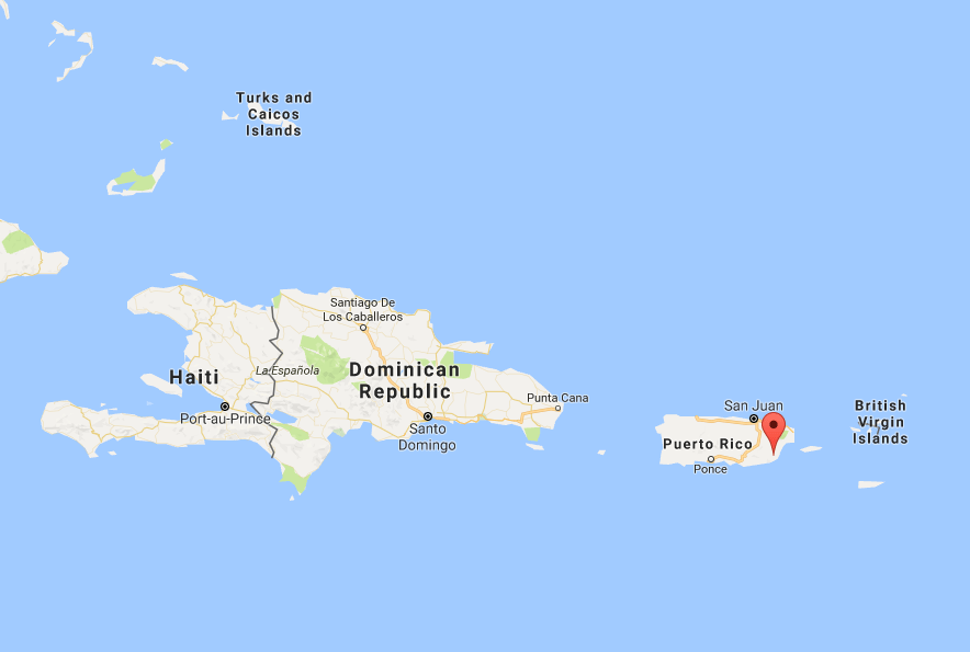 Yabucoa Puerto Rico Map
