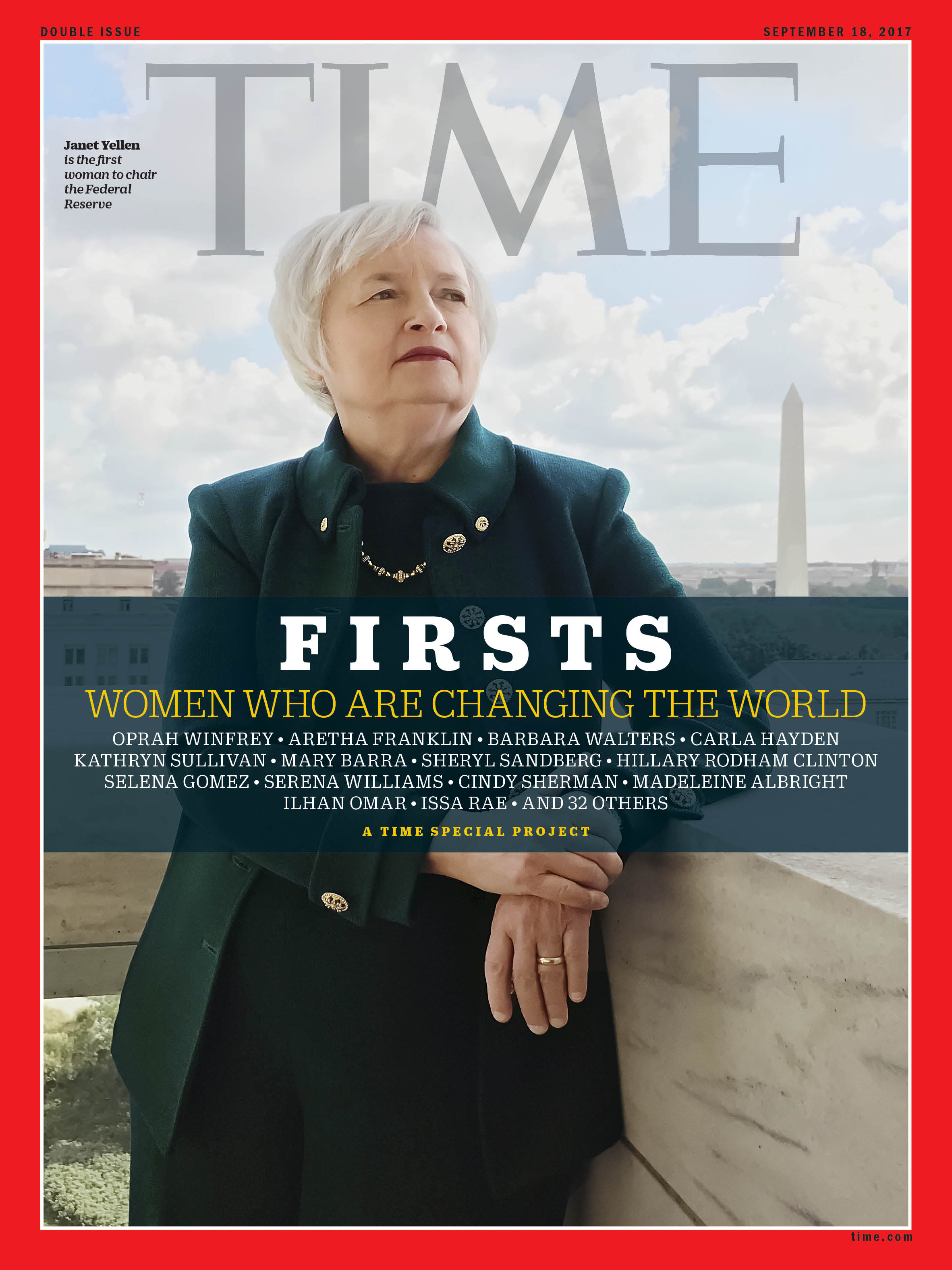 Firsts Women Who Are Changing the World Janet Yellen Time Magazine Cover