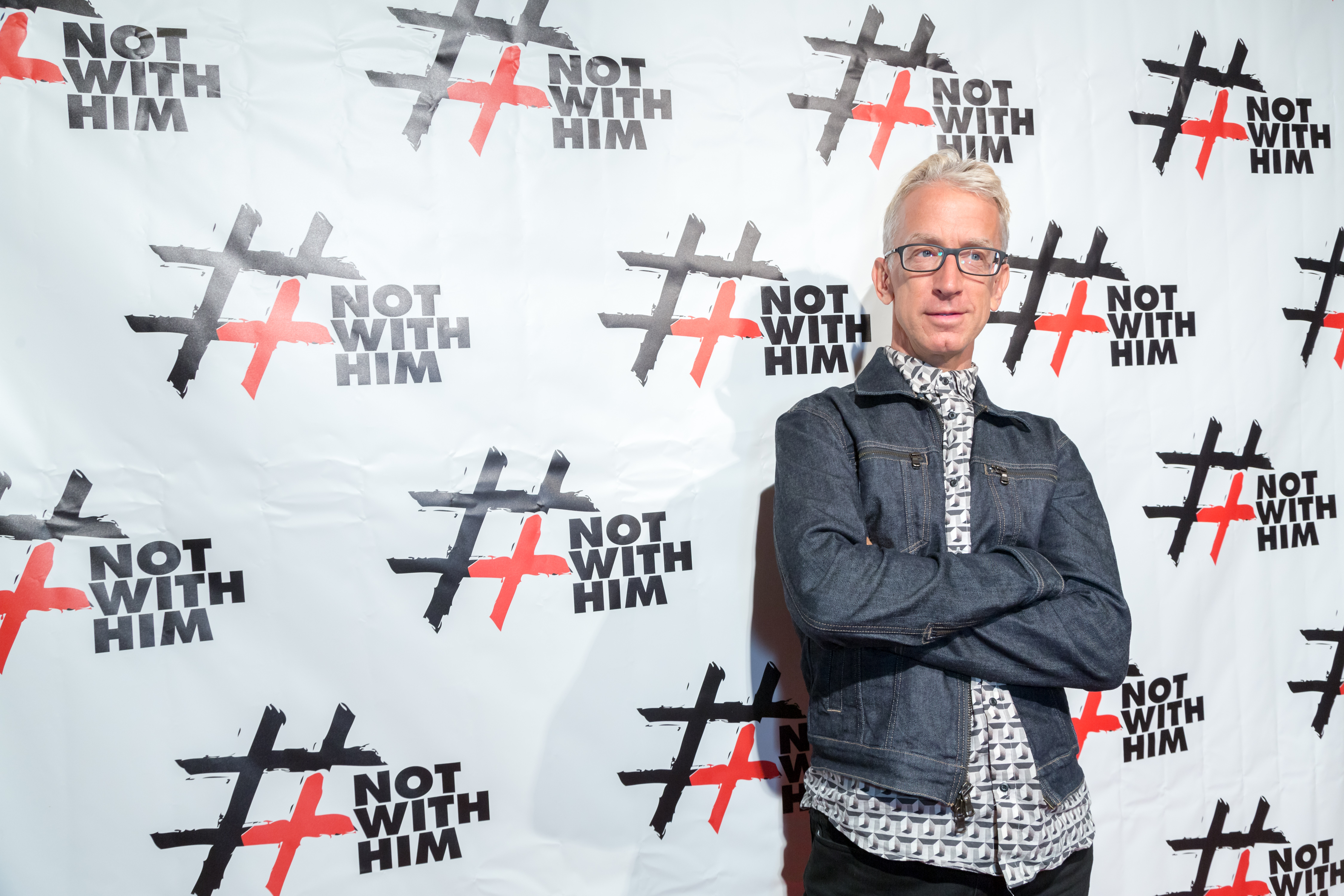 LOS ANGELES, CA - AUGUST 19: Comedian Andy Dick arrives at the #NotWithHim Event on August 19, 2016 in Los Angeles, California. (Photo by Greg Doherty/Getty Images) (Greg Doherty—Getty Images)