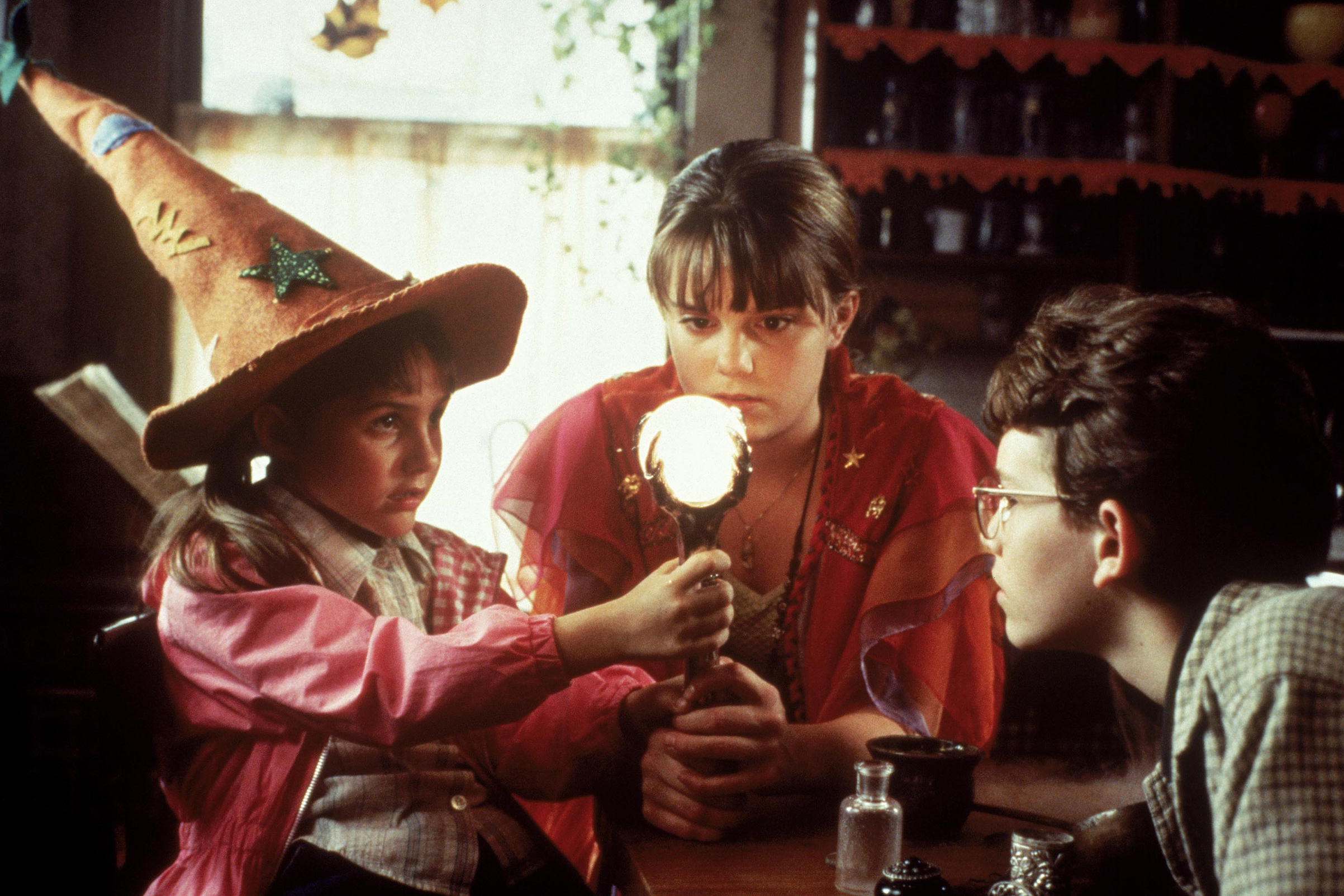 Emily Roeske, Kimberly J Brown, Joey Zimmerman in 'Halloweentown', 1998. (Singer White—Ventura Valley Film/Kobal/REX/Shutterstock)